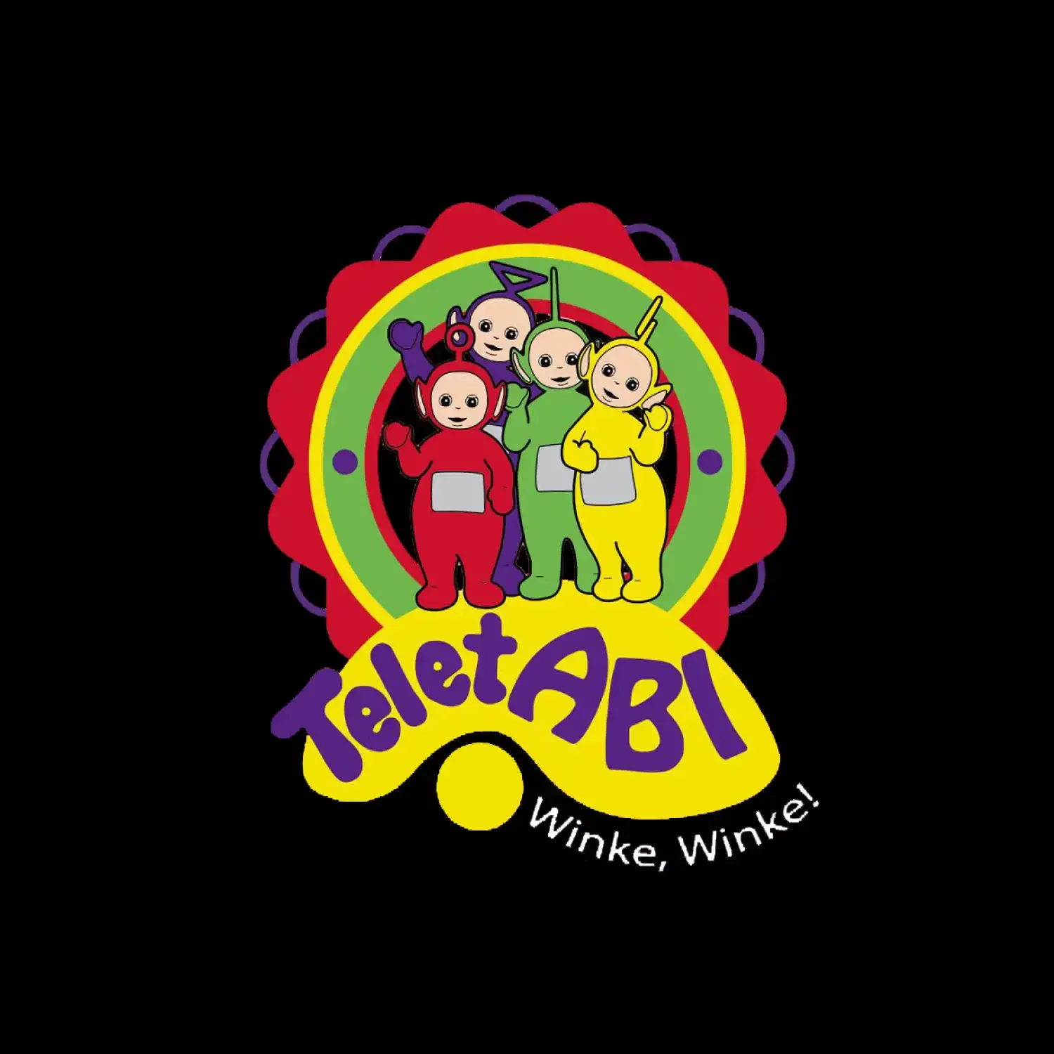  bunt & auffällig Teletabis