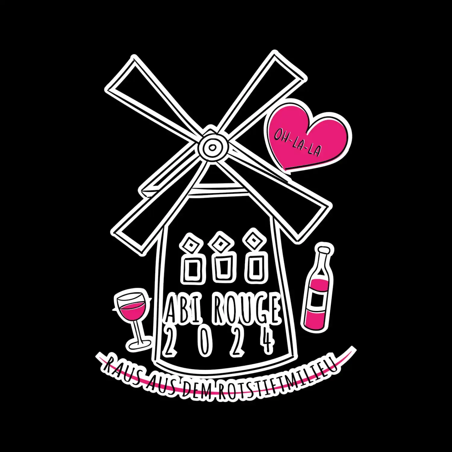  bunt & auffällig Abi Rouge