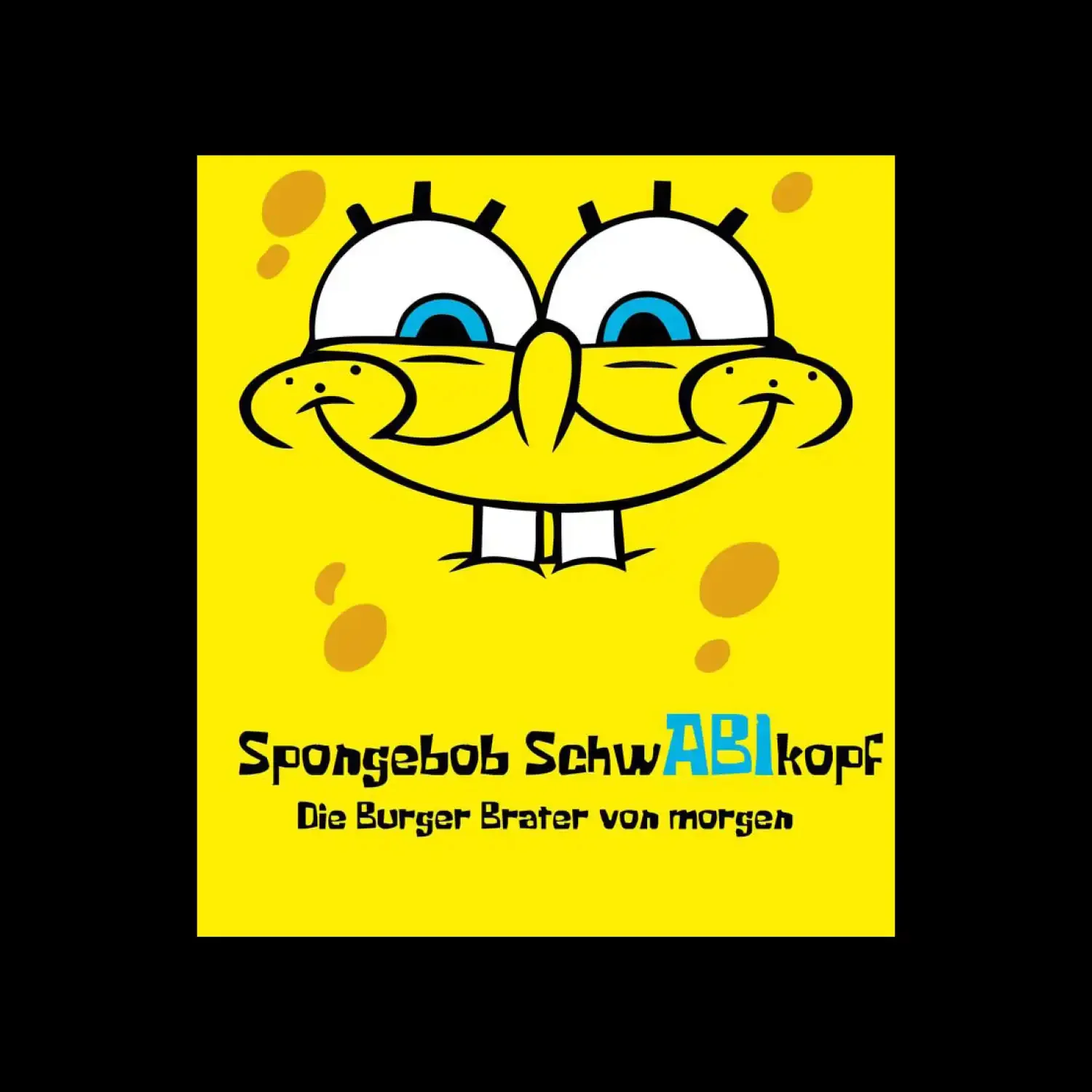  bunt & auffällig Spongebob Schwabikopf