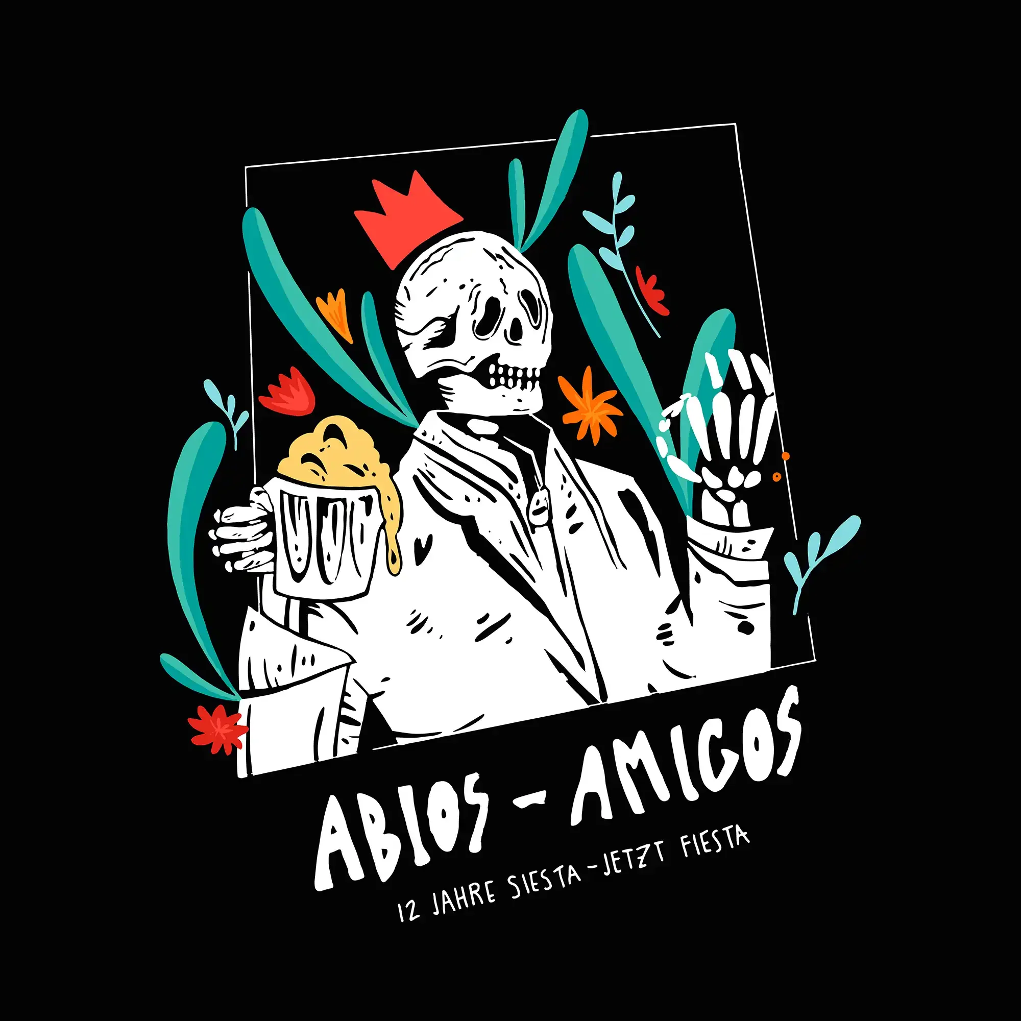  beliebt, bunt & auffällig Abios Amigos