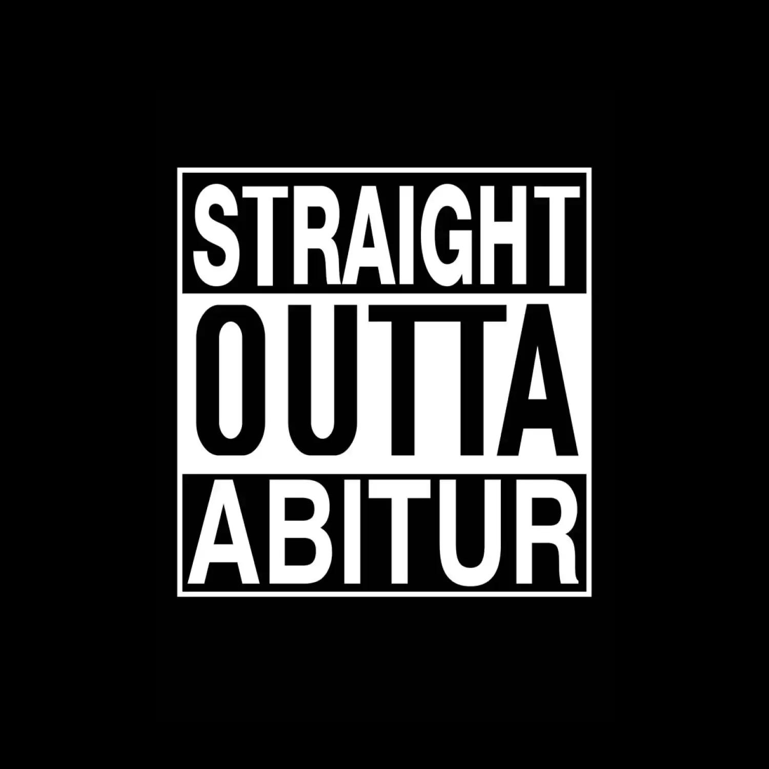  klassisch, elegant Straight Outta