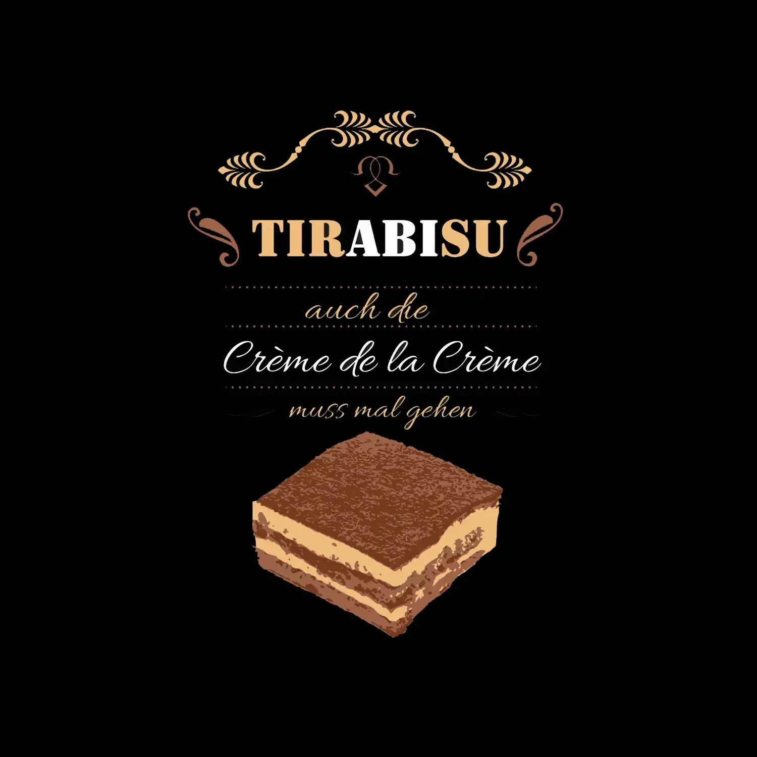  bunt & auffällig Tirabisu