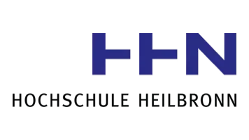 Das Bild zeigt das Logo der Firma FHN in blauer Schreibweise auf schwarzem Hintergrund.