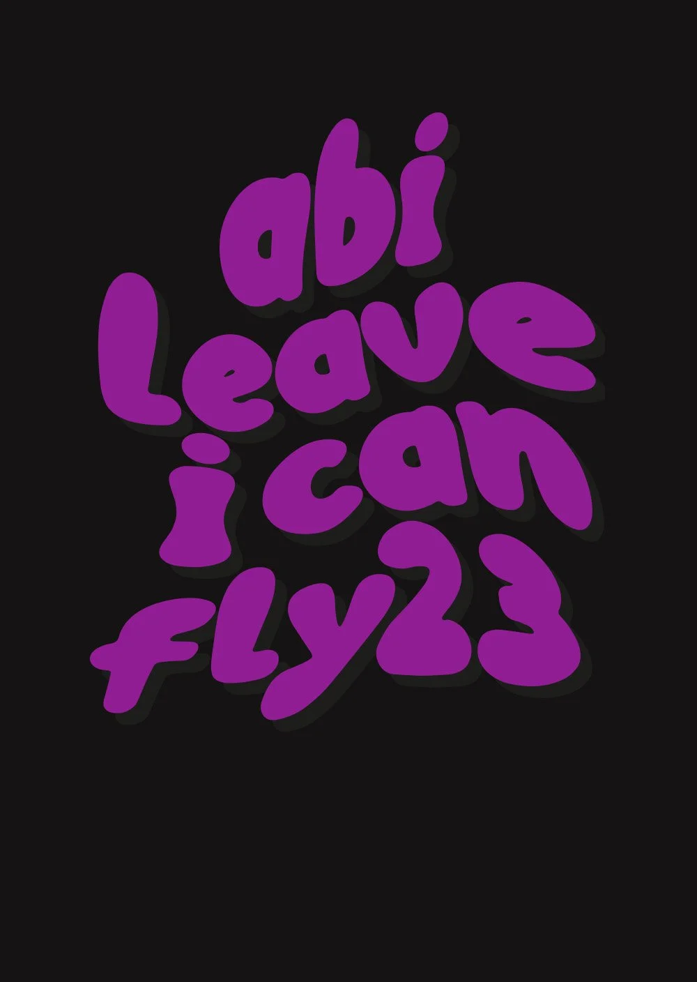 Abileave I can fly 18