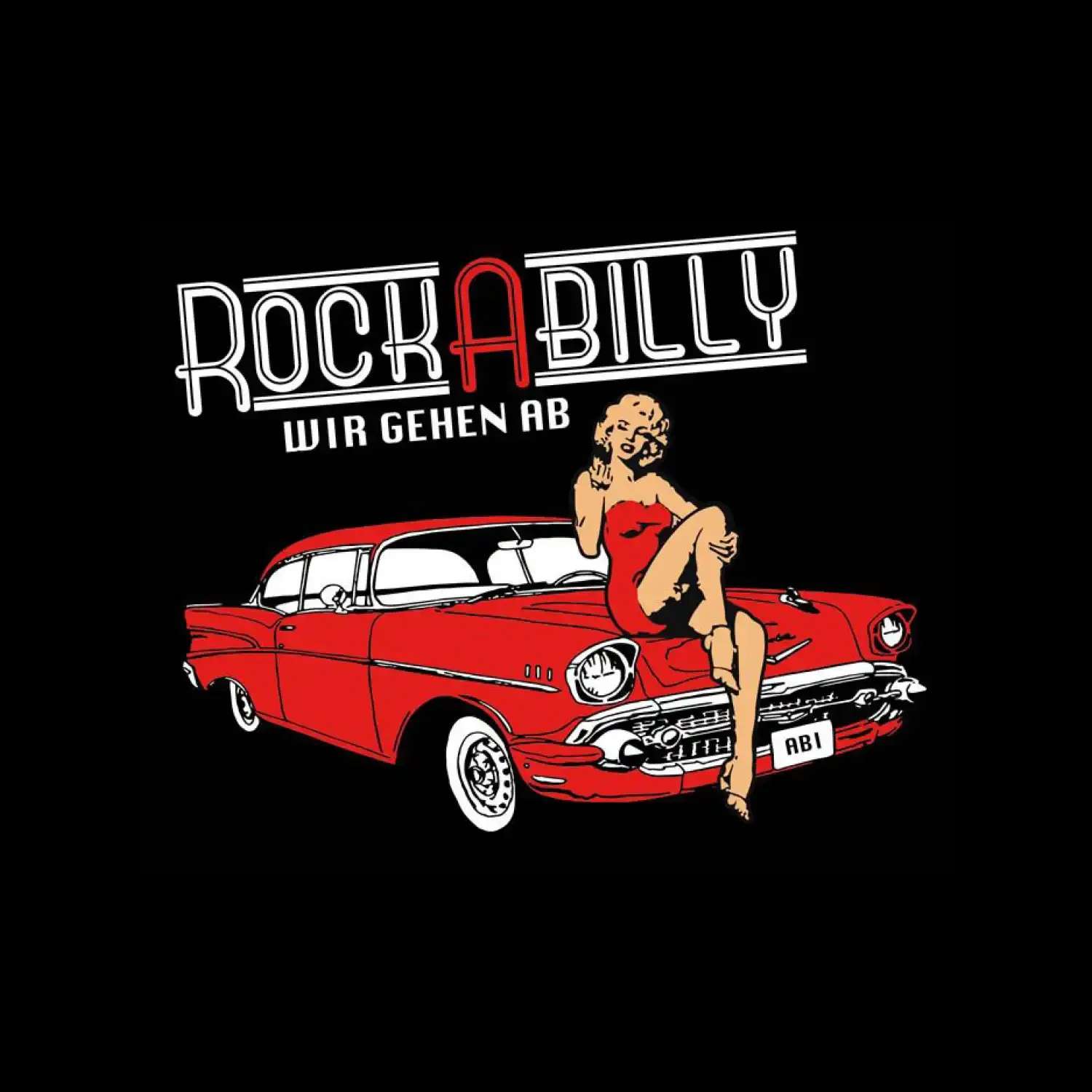  bunt & auffällig Rockabilly