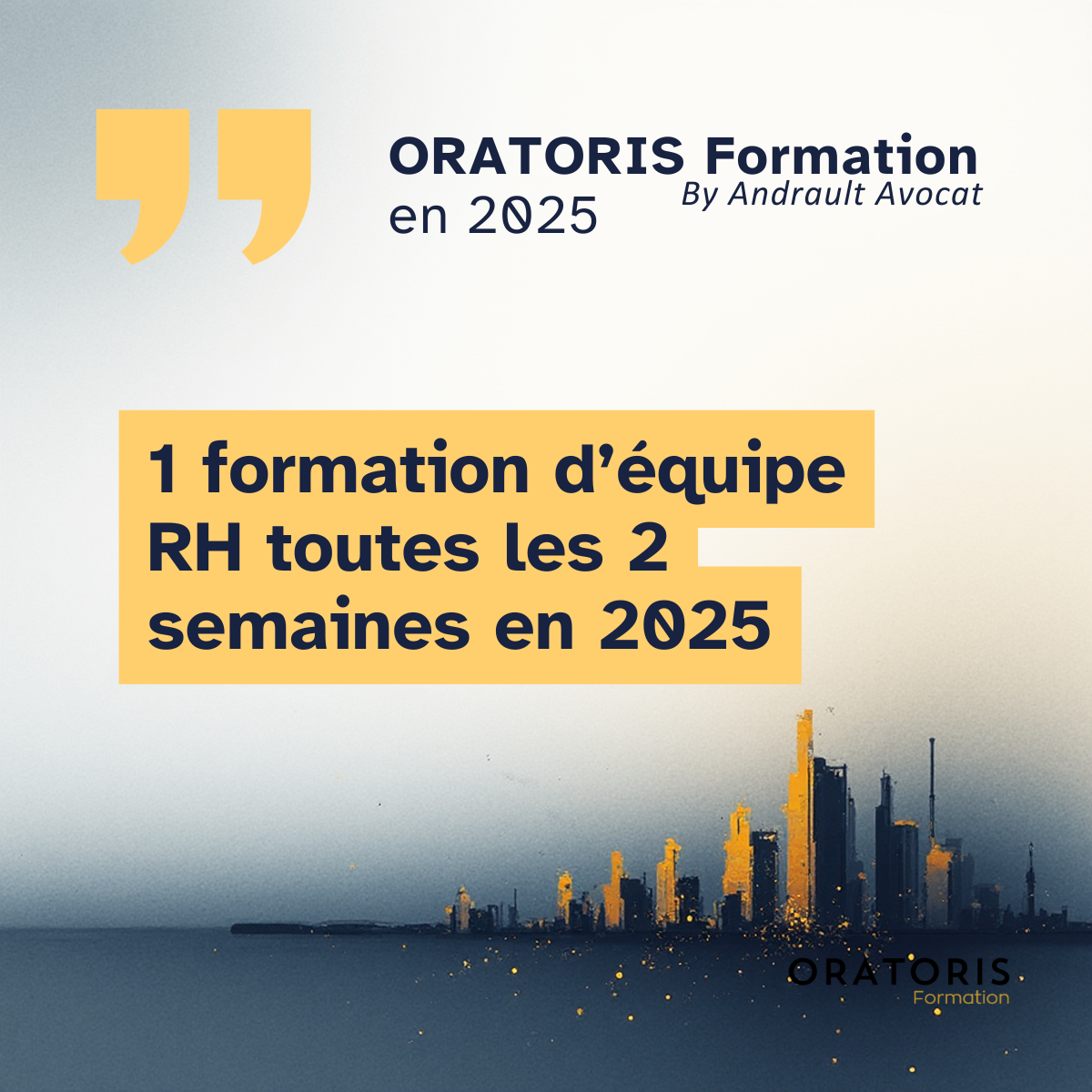 ORATORIS Formation - Dirigeant - droit du travail