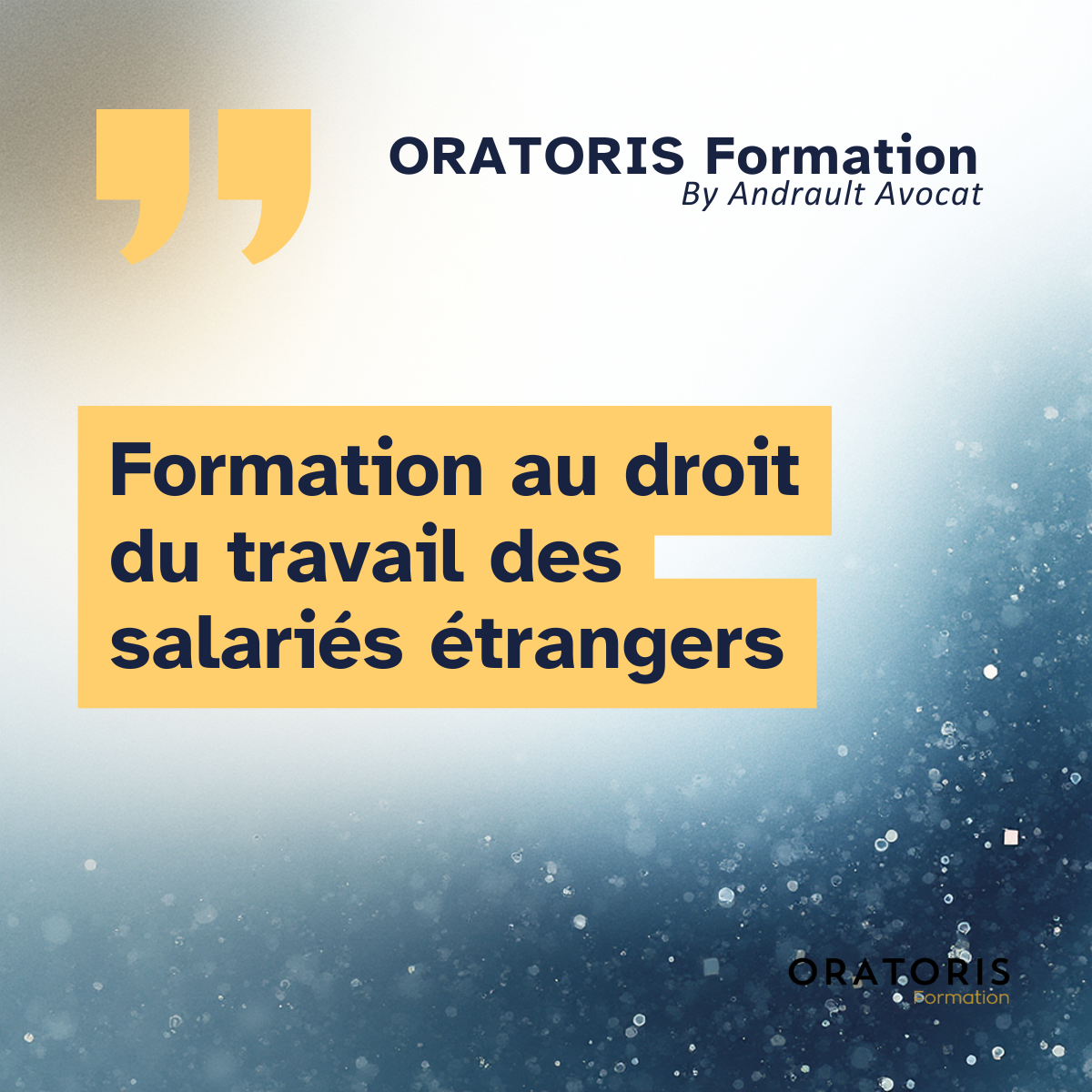 Thomas Andrault - Avocat en droit du travail à Paris Formation salarié étranger