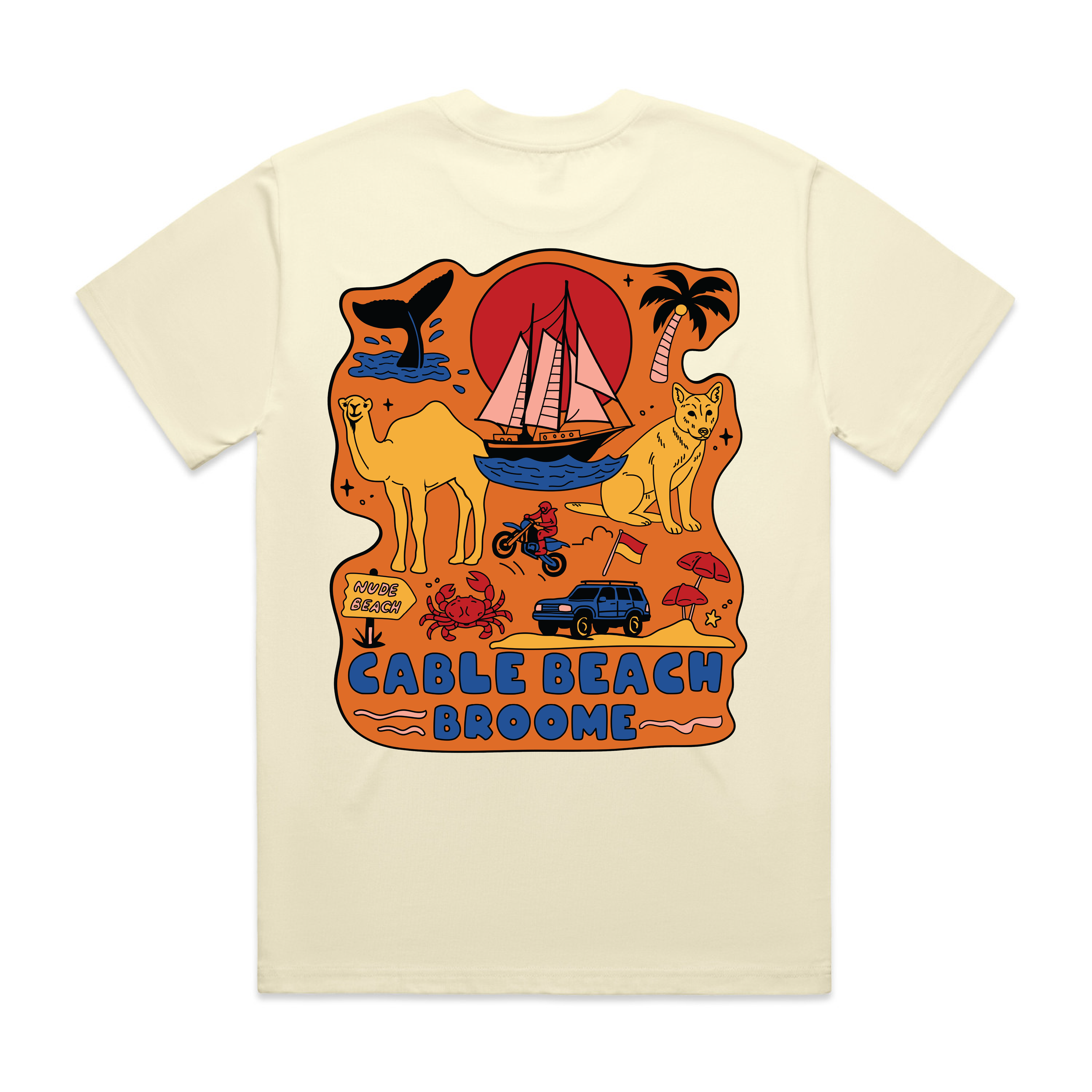 Cable Beach Tee Butter Back.png
