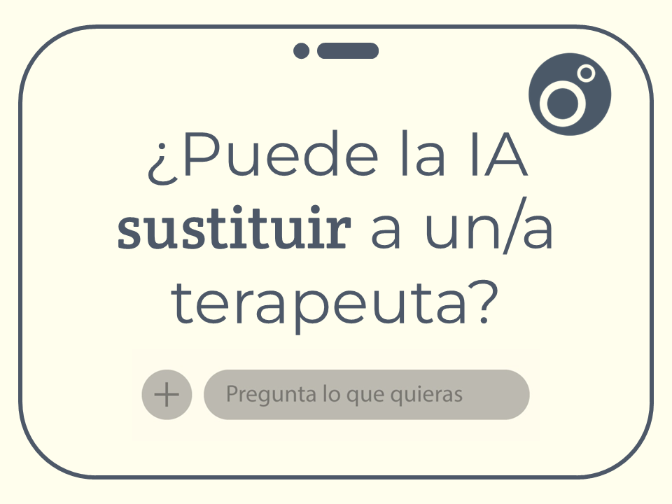 ¿Puede la IA sustituir a un/a terapeuta?