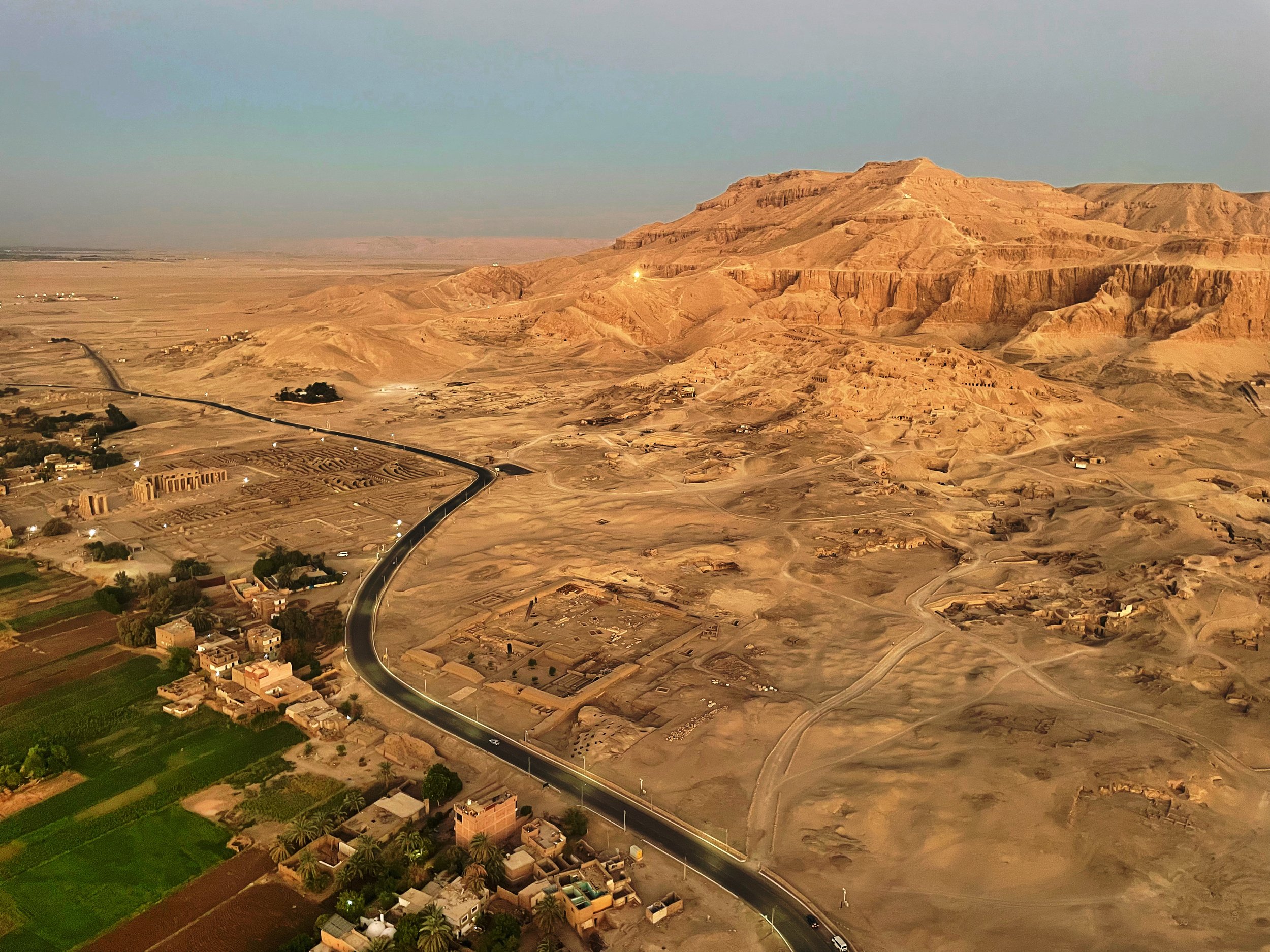 View of Luxor from above