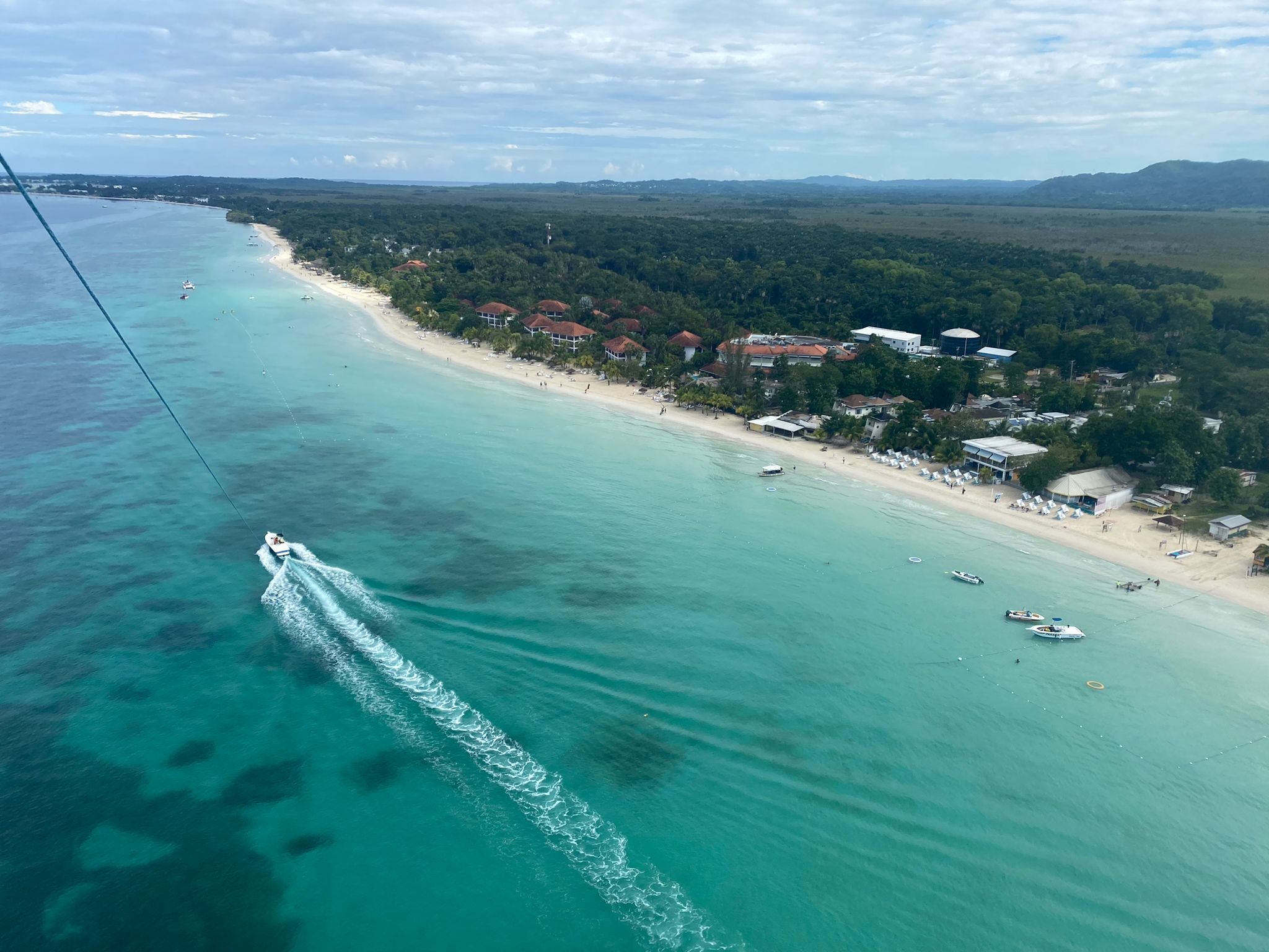 paragliding in Negril