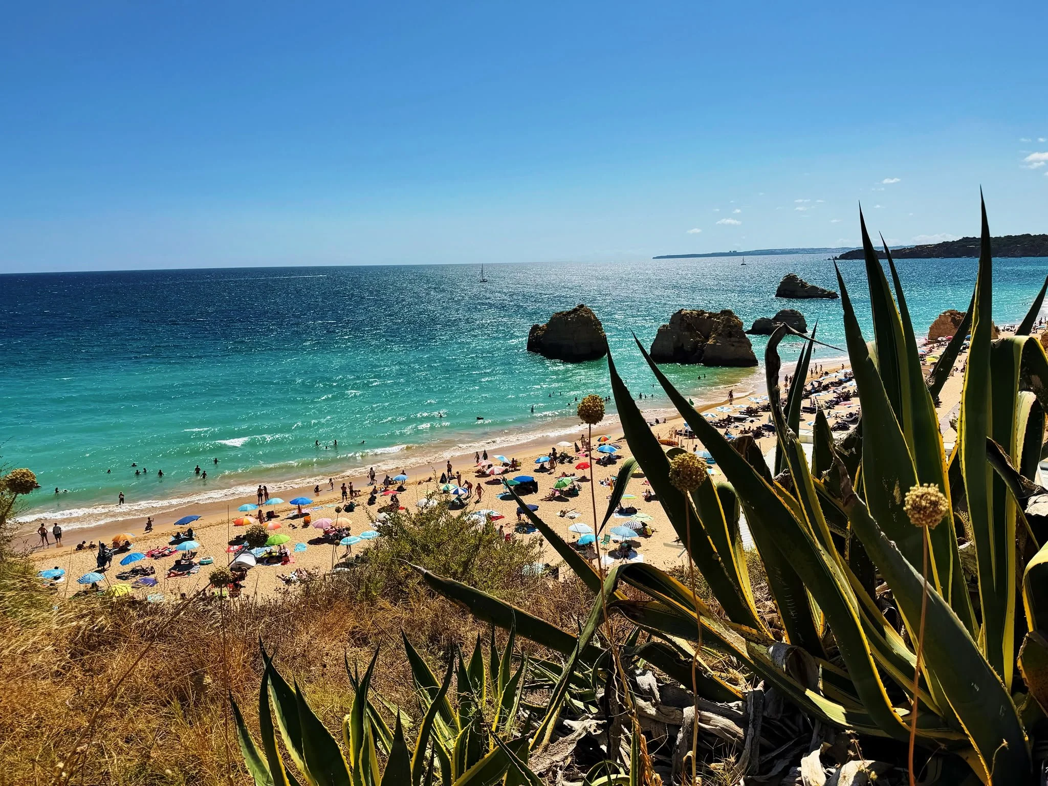 Beach view in Algarve