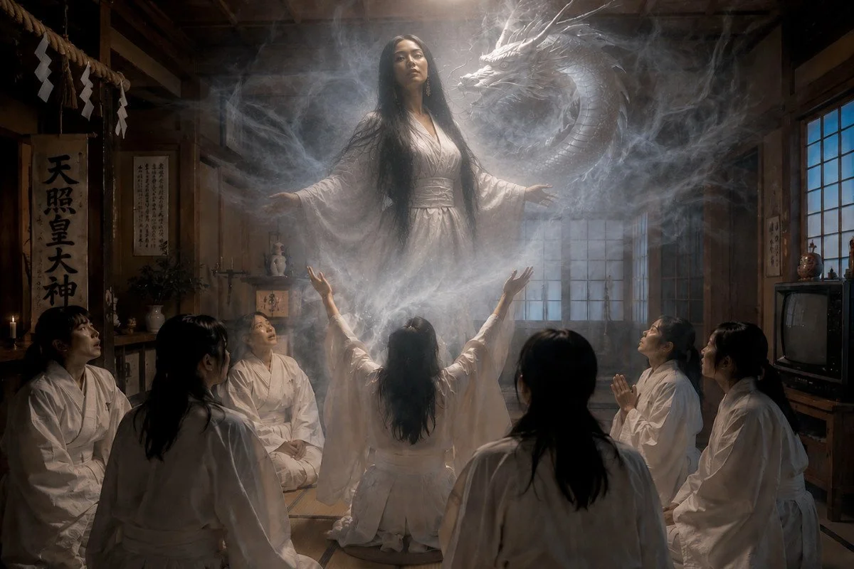 15 GOD IS NOT A MAN 
Walker traces a controversial Shinto cult. 