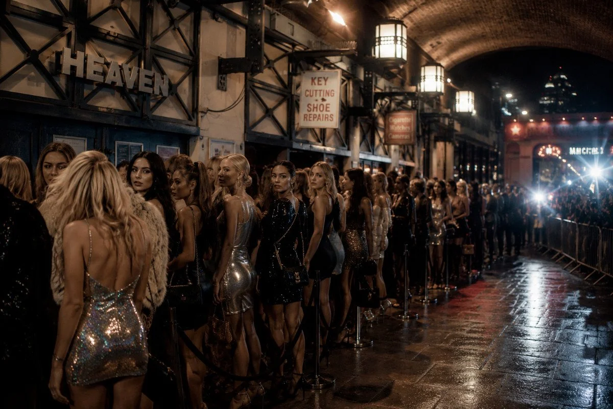 7 HEAVEN CAN WAIT 
Walker fails to gain entry into a London club.