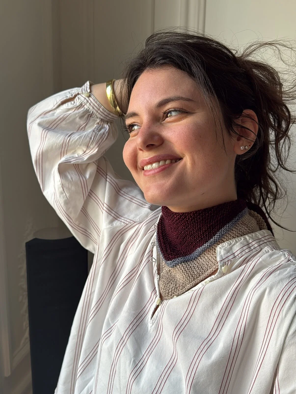 Strik strik strik 🧶&hearts;️
Hvor var der bare meget smukt strik at beundre p&aring; vores f&oslash;rste strikketur. 
Alle havde gang i et eller flere projekter og n&aring;r man s&aring;dan har strikket et smukt t&oslash;rkl&aelig;de eller en tr&osl