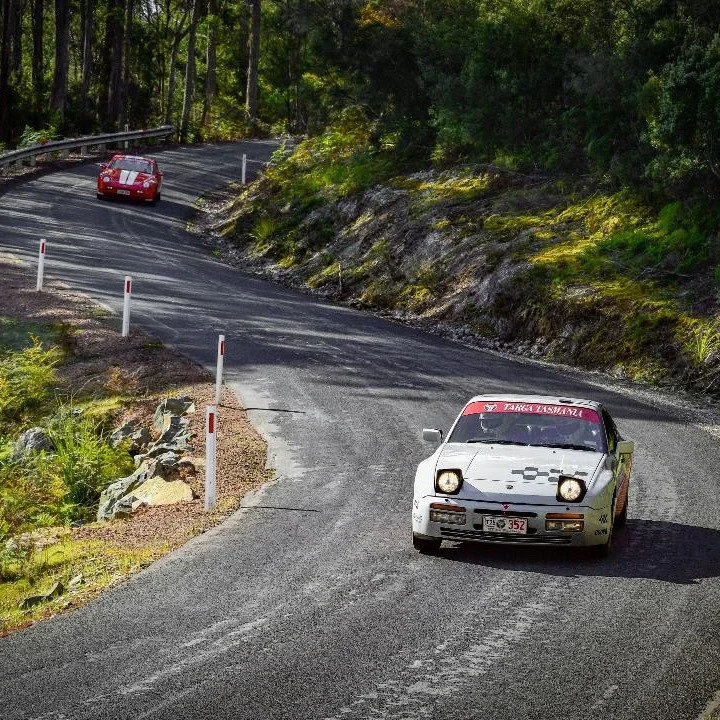 Highlights from the early stages of Targa Tasmania &mdash; captured perfectly. 
📸 @fiftydollarnikon

#OXRacingOfficial #ClarityCraftControl #TargaTasmania #Targa #UltimateTarmacRally #TT2025 
#Porsche944 #porscheclubvictoria #MotorsportAustralia #Po