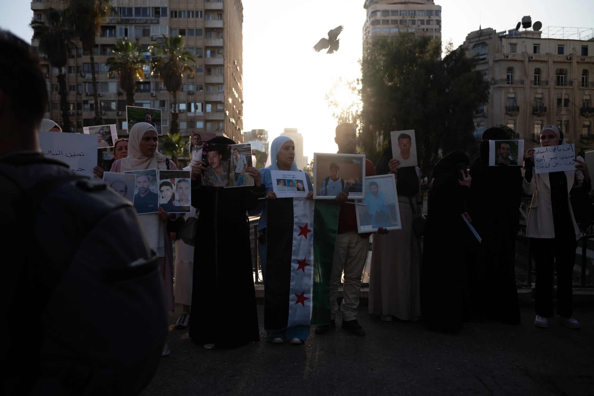 The Families for Freedom campaign portrays the agony and struggle of all Syrian families who have suffered the loss or disappearance of a loved one in detention. The women of the collective continue their efforts to include as many families as possib