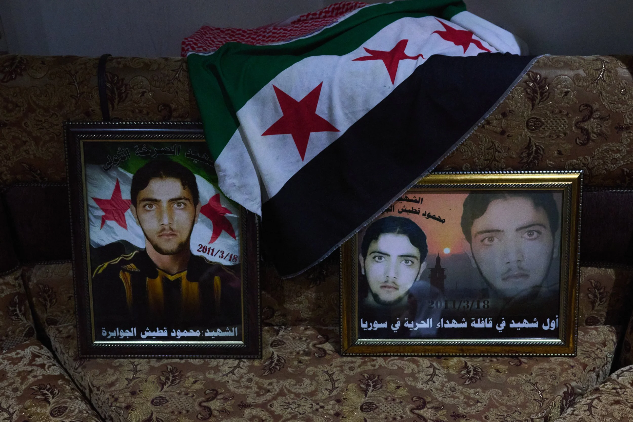 Um Mahmoud, mother of the first martyr of the revolution in Daraa, the cradle of the Syrian uprising. She speaks of her need for justice, not only for her son Mahmoud Al Jawabreh, killed by the army of the former regime during a peaceful demonstratio