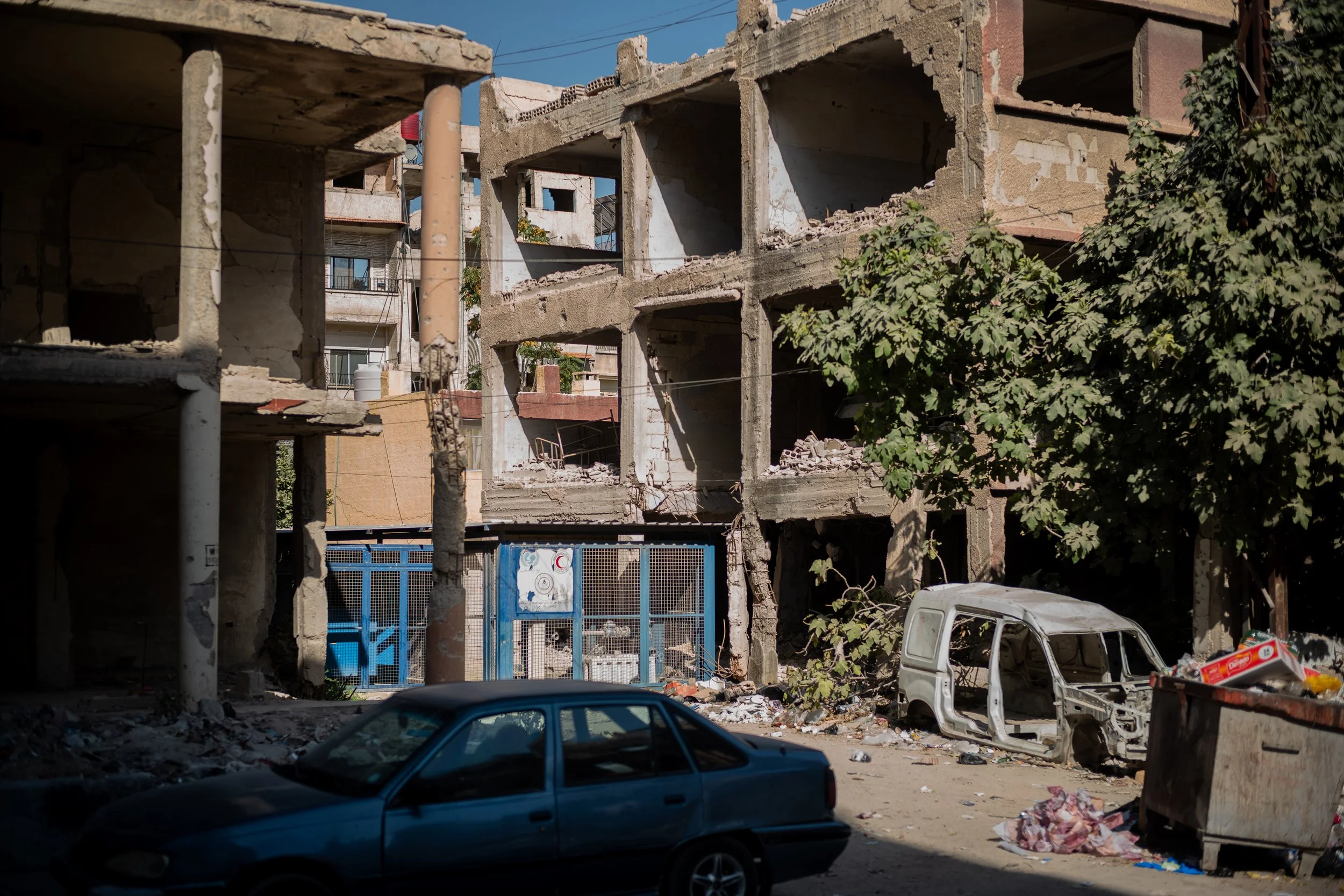 Zamalka, a town that suffered greatly from chemical attacks in Ghouta. On August 21, 2013, nearly 800 people lost their lives in this massacre. July 30, 2016. Zamalka, Ghouta, Syria. © Audrey M-G / Specto.