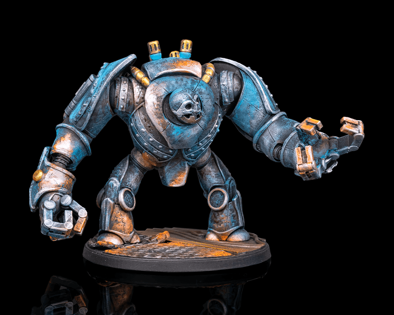 Golden Strider Golem Creature