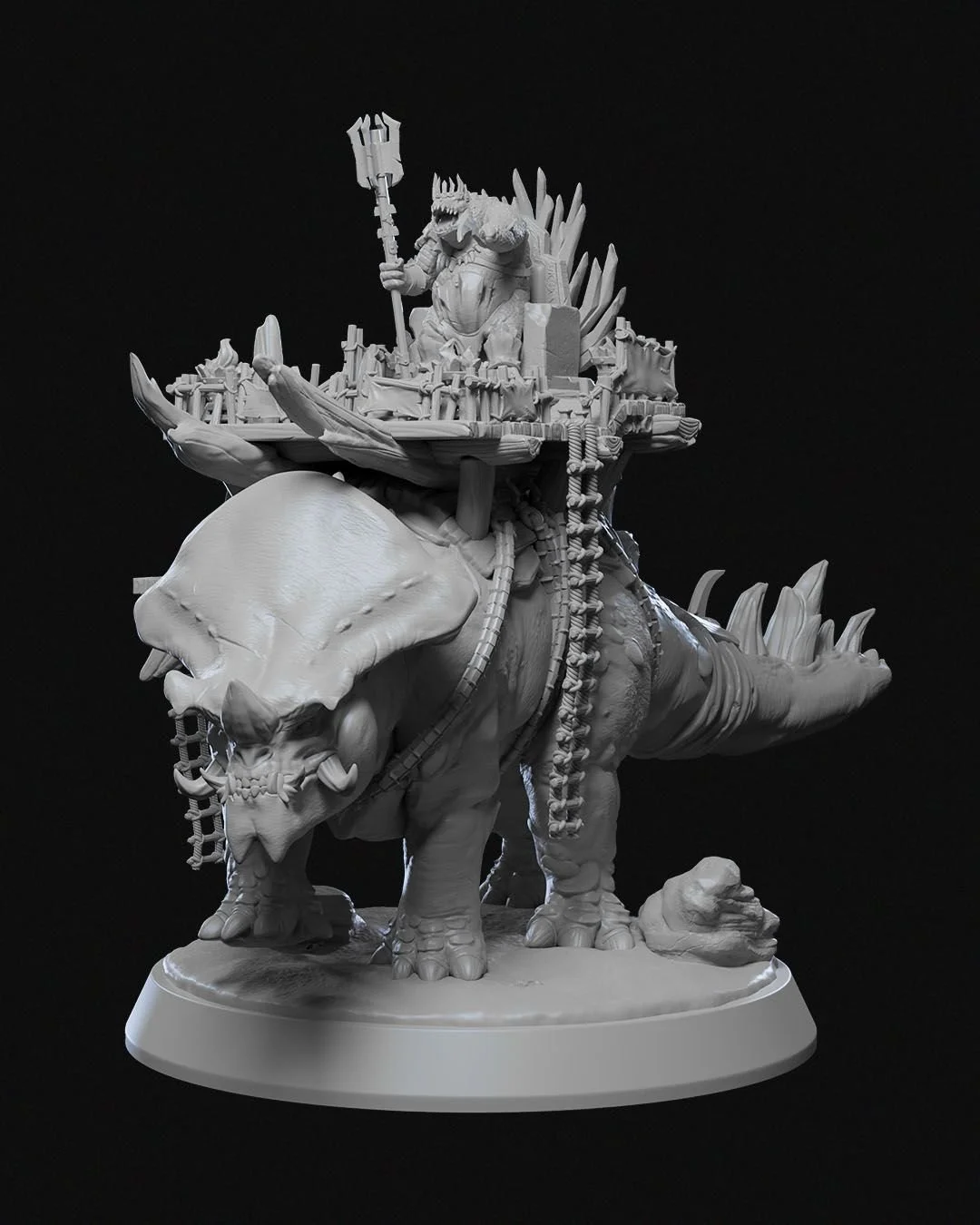 Giant Lizard Mount Thurak and the Tyrant