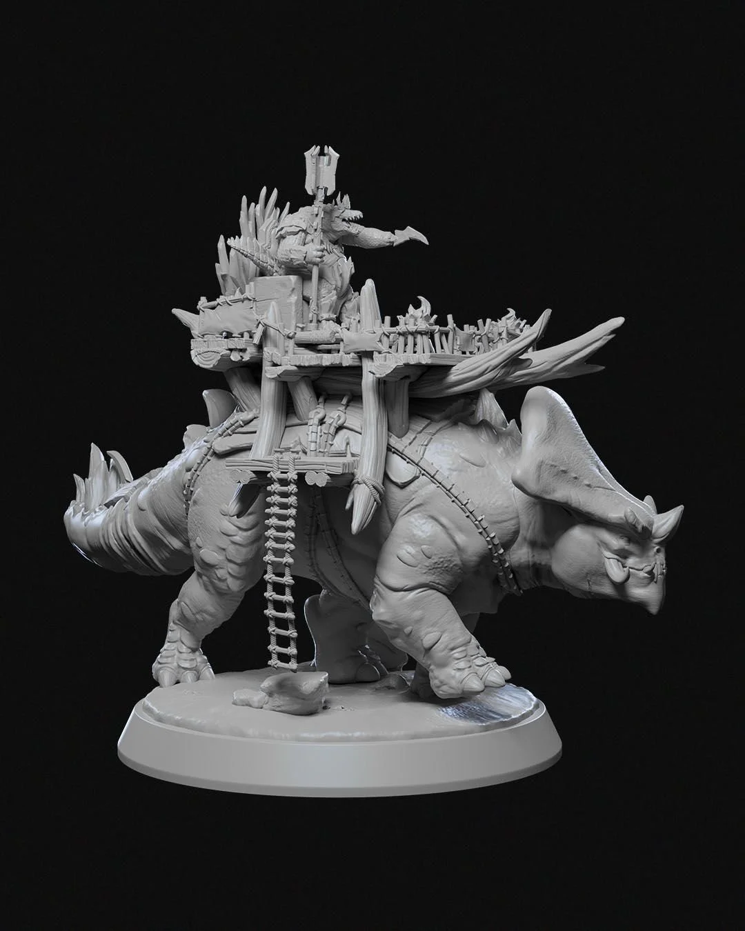 Giant Lizard Mount Thurak and the Tyrant