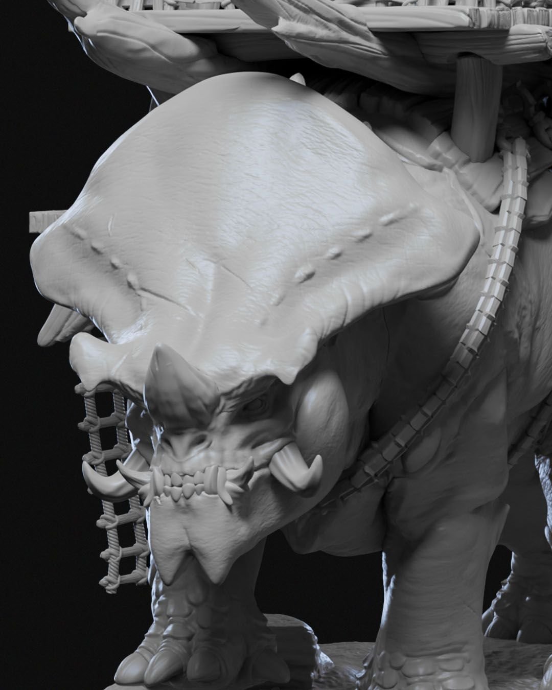 Giant Lizard Mount Thurak and the Tyrant