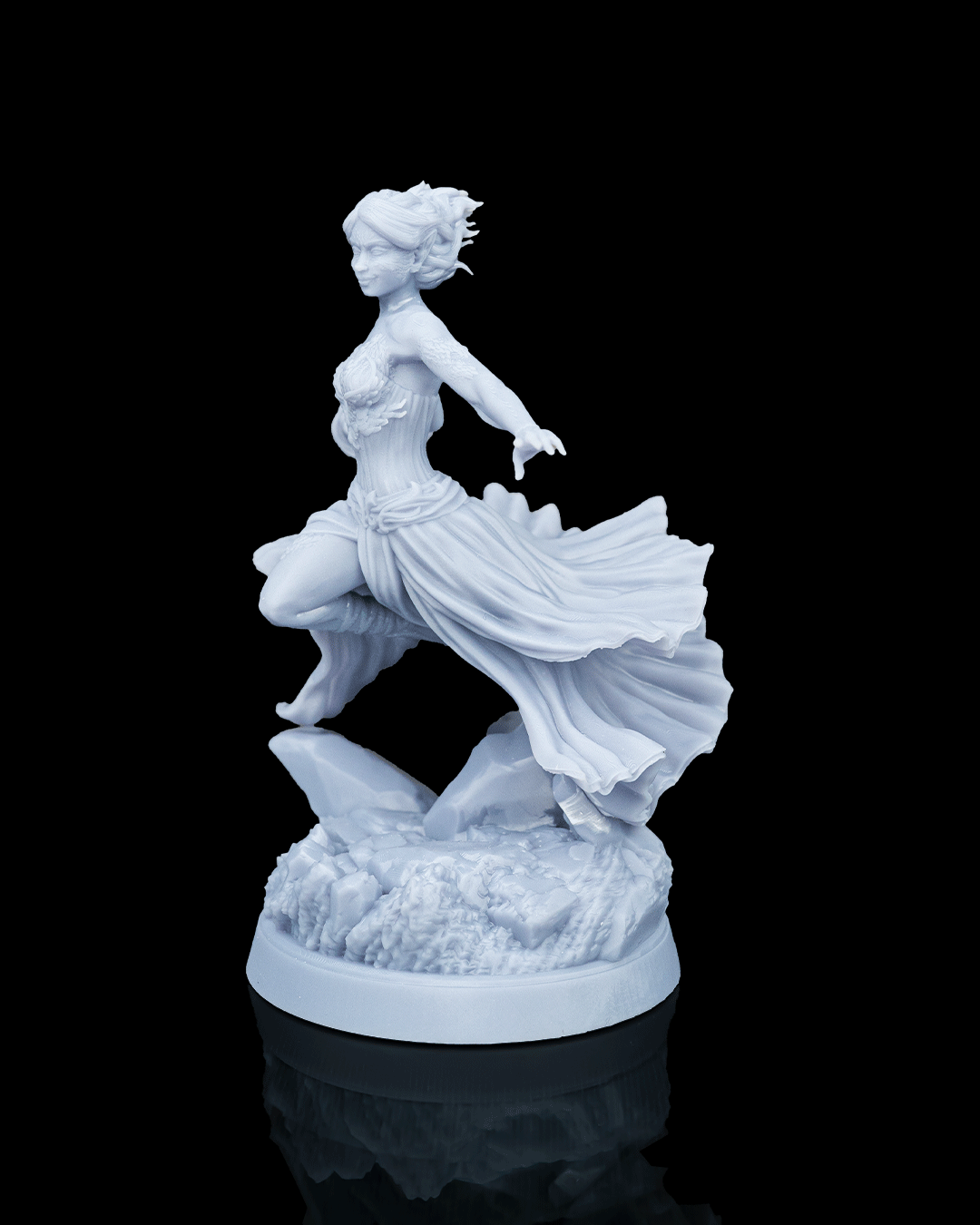 Witch Mage Seraphira Matriarch of Dragons Hero printed by Mythic Forge