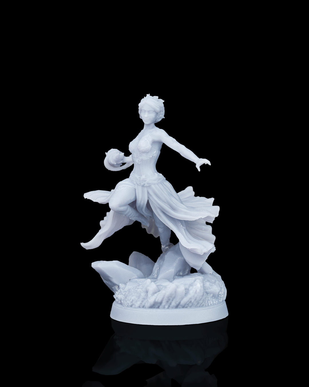 Witch Mage Seraphira Matriarch of Dragons Hero printed by Mythic Forge