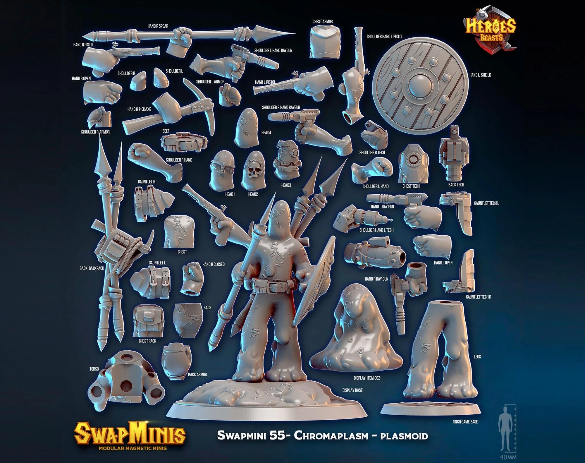 Modular RPG - Swapmini Plasmoid - Cromaplasma - Bundle modular miniature