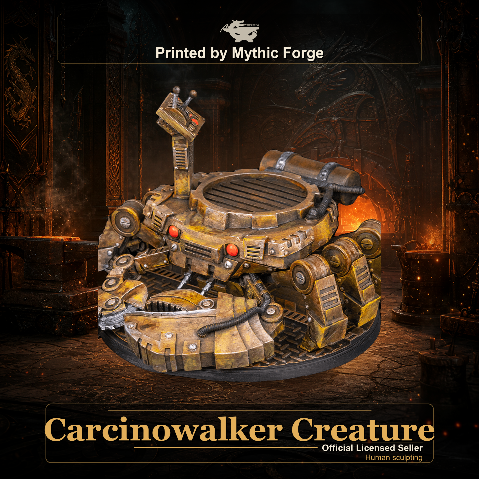 Carcinowalker Creature printed by Mythic Forge