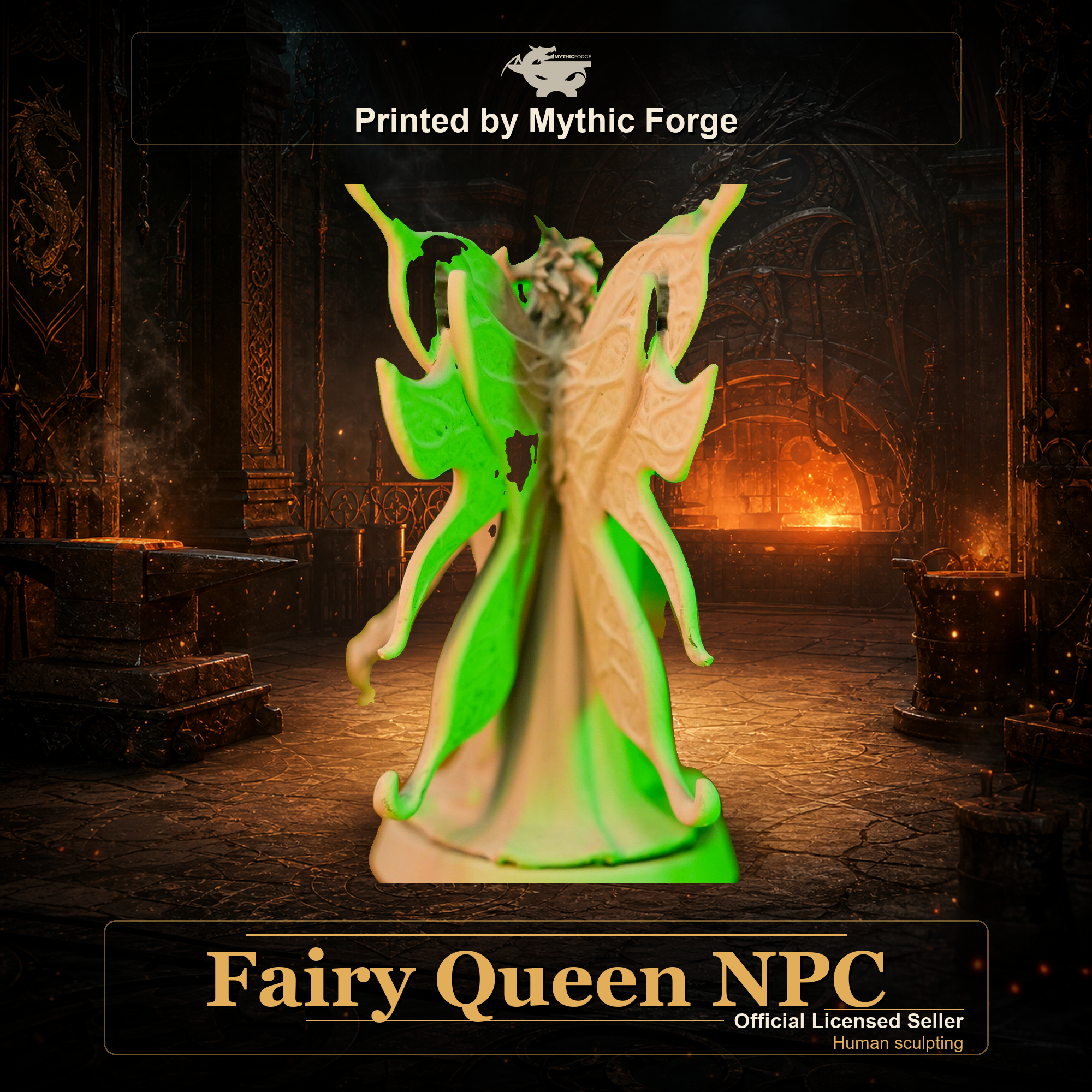 Fairy Queen NPC printed by Mythic Forge