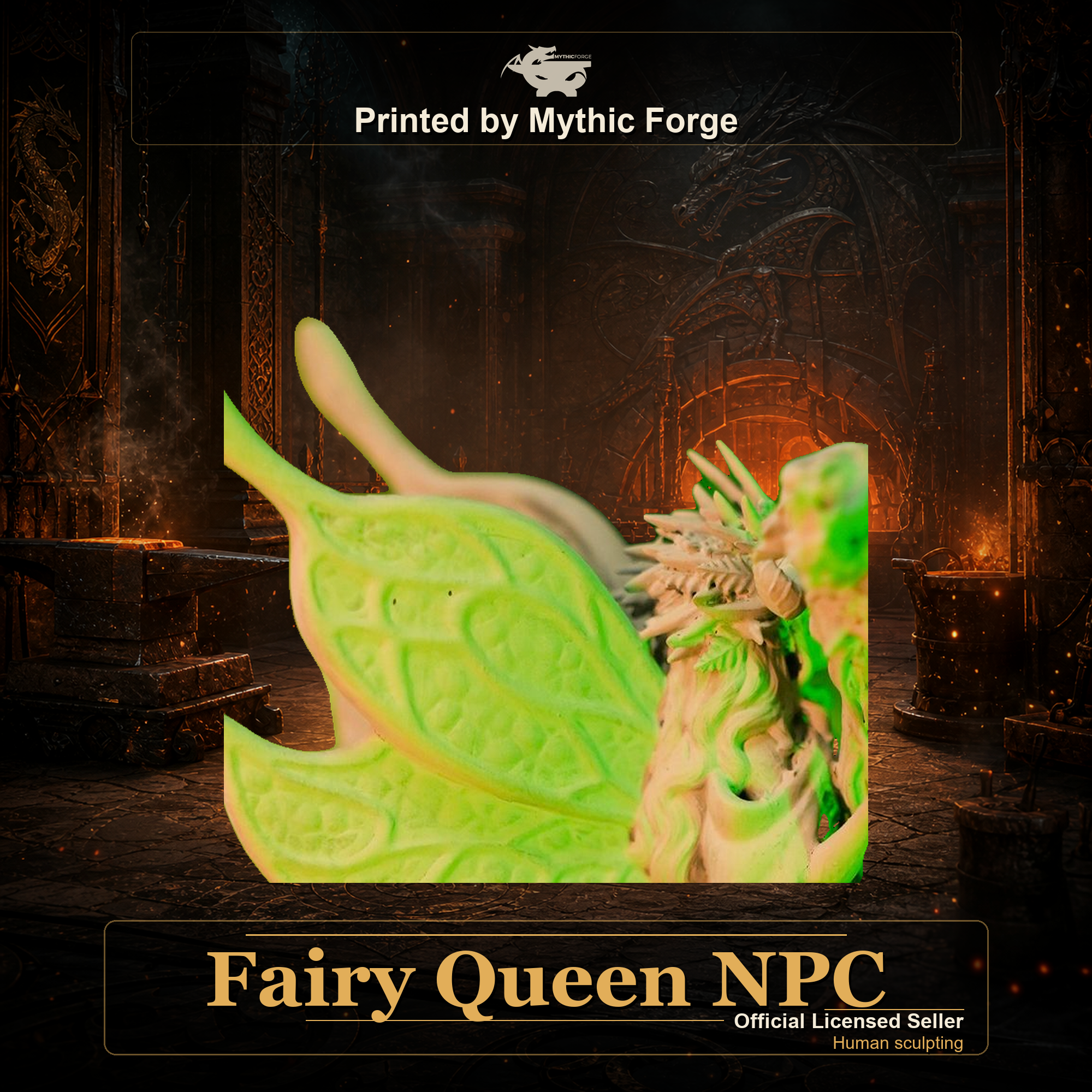 Fairy Queen NPC printed by Mythic Forge