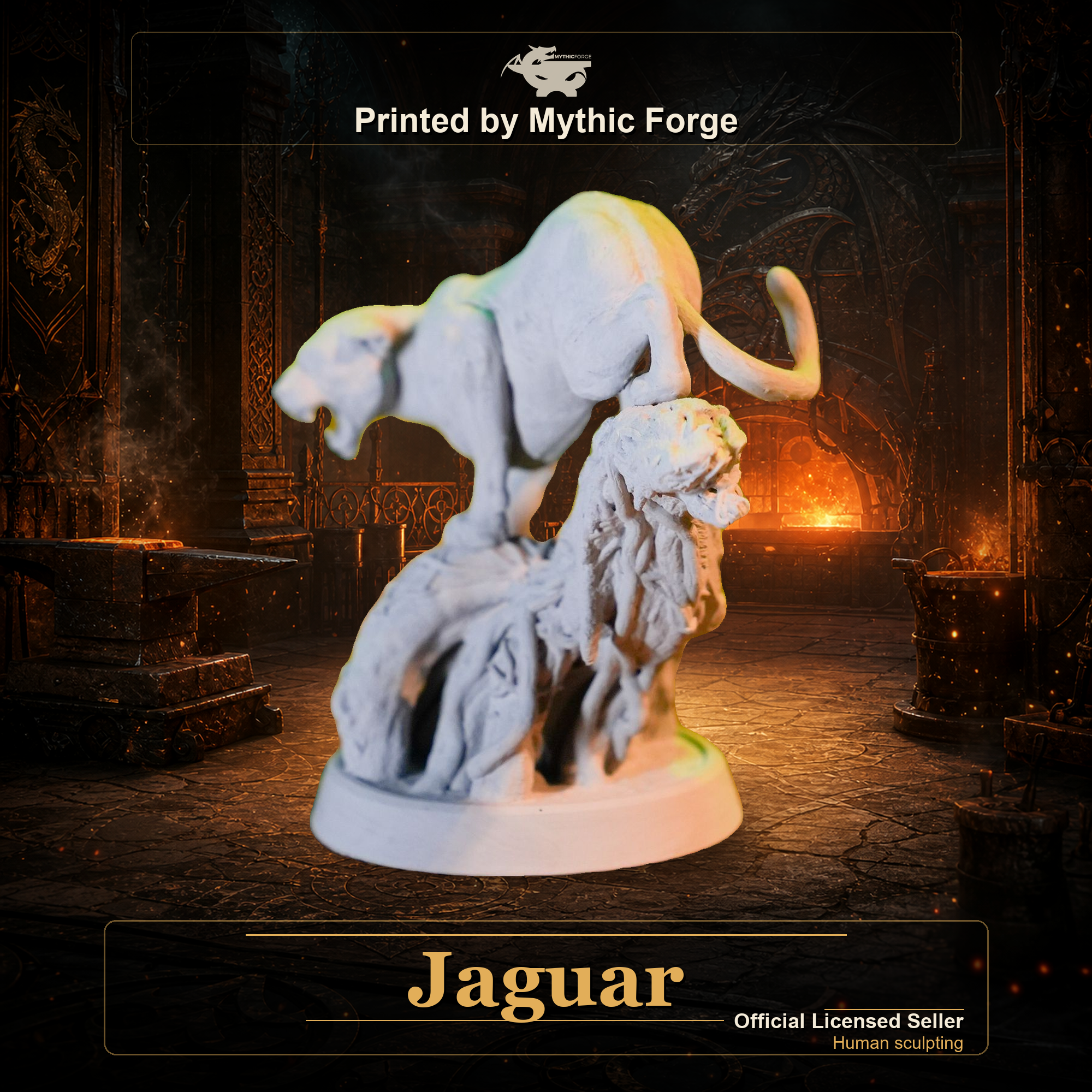 Jaguar printed by Mythic Forge