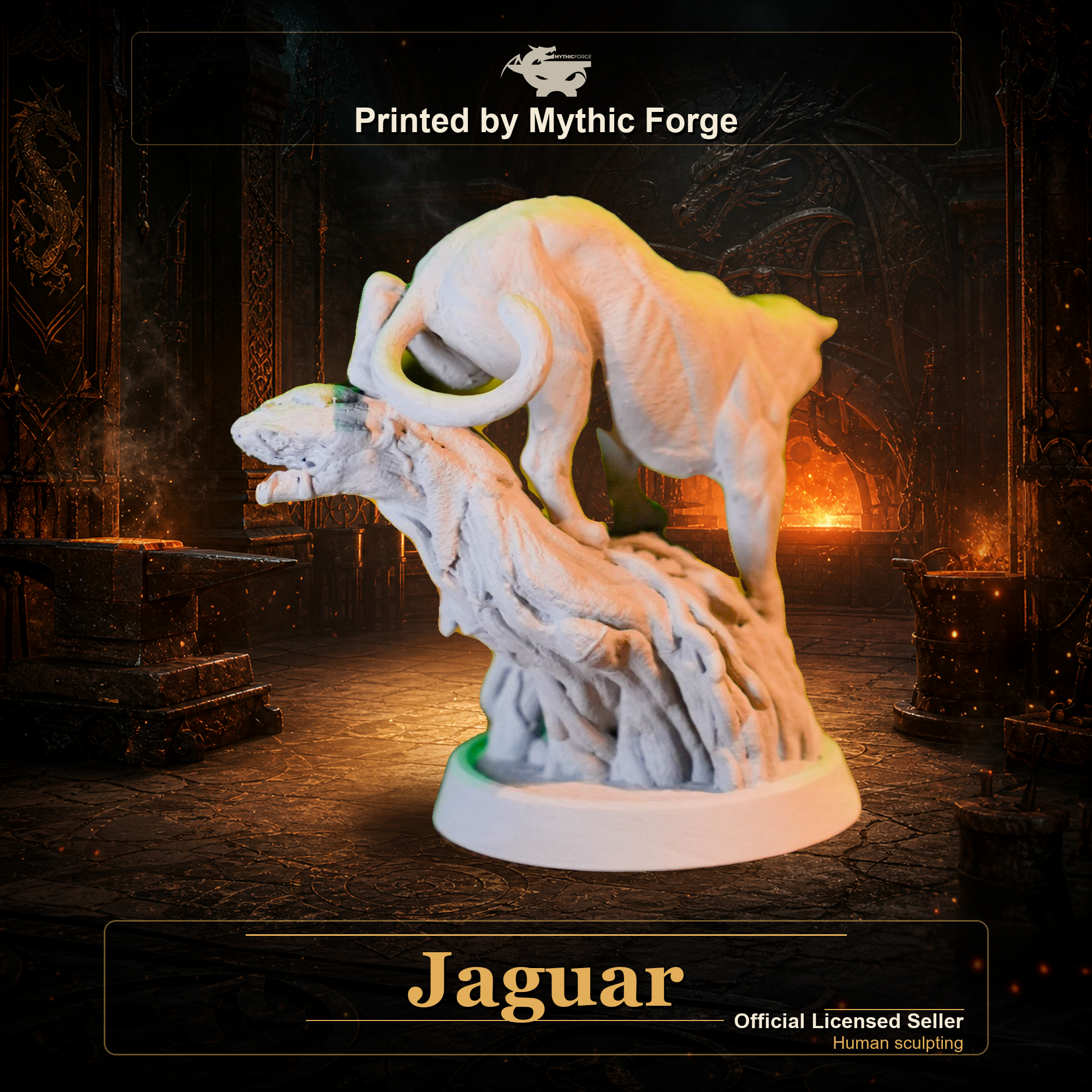 Jaguar printed by Mythic Forge