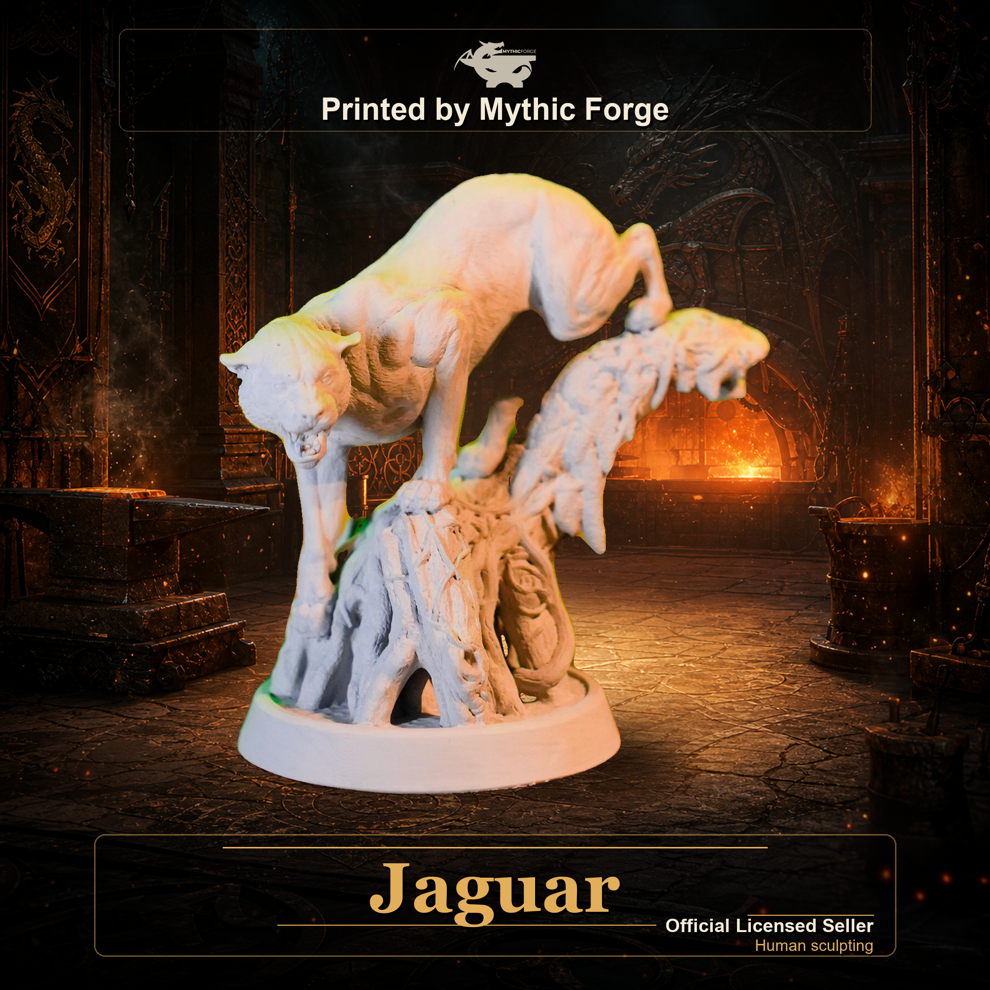 Jaguar printed by Mythic Forge