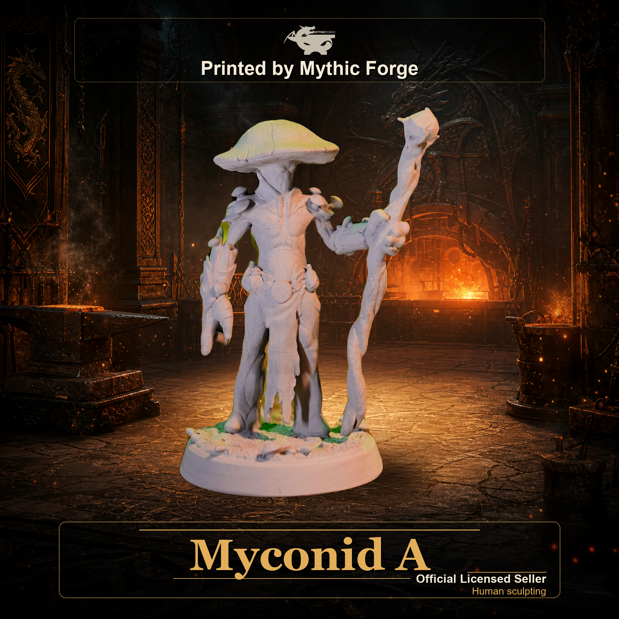 Myconid A printed by Mythic Forge