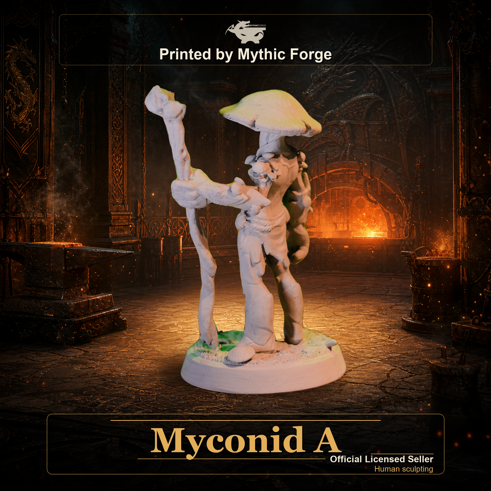 Myconid A printed by Mythic Forge