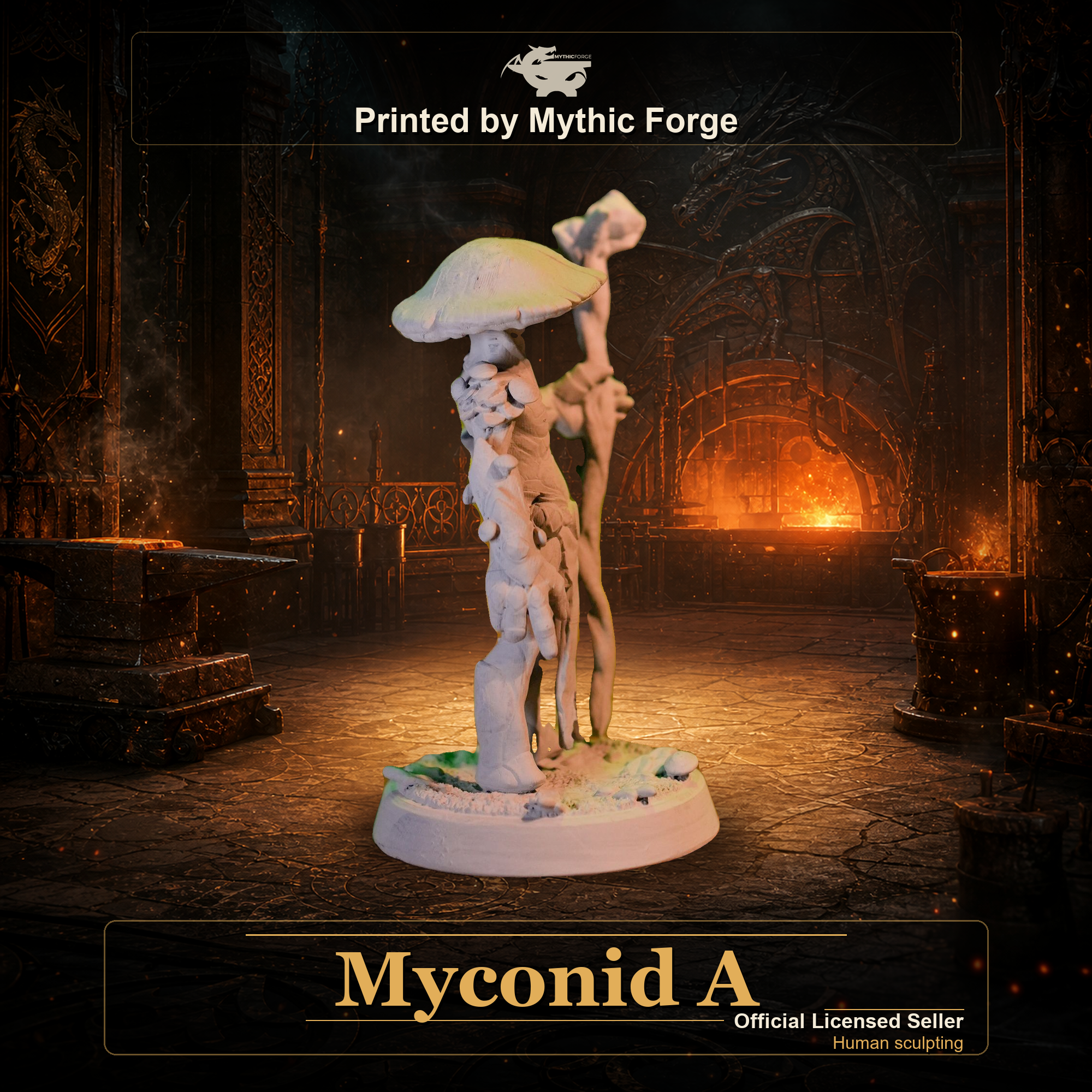Myconid A printed by Mythic Forge