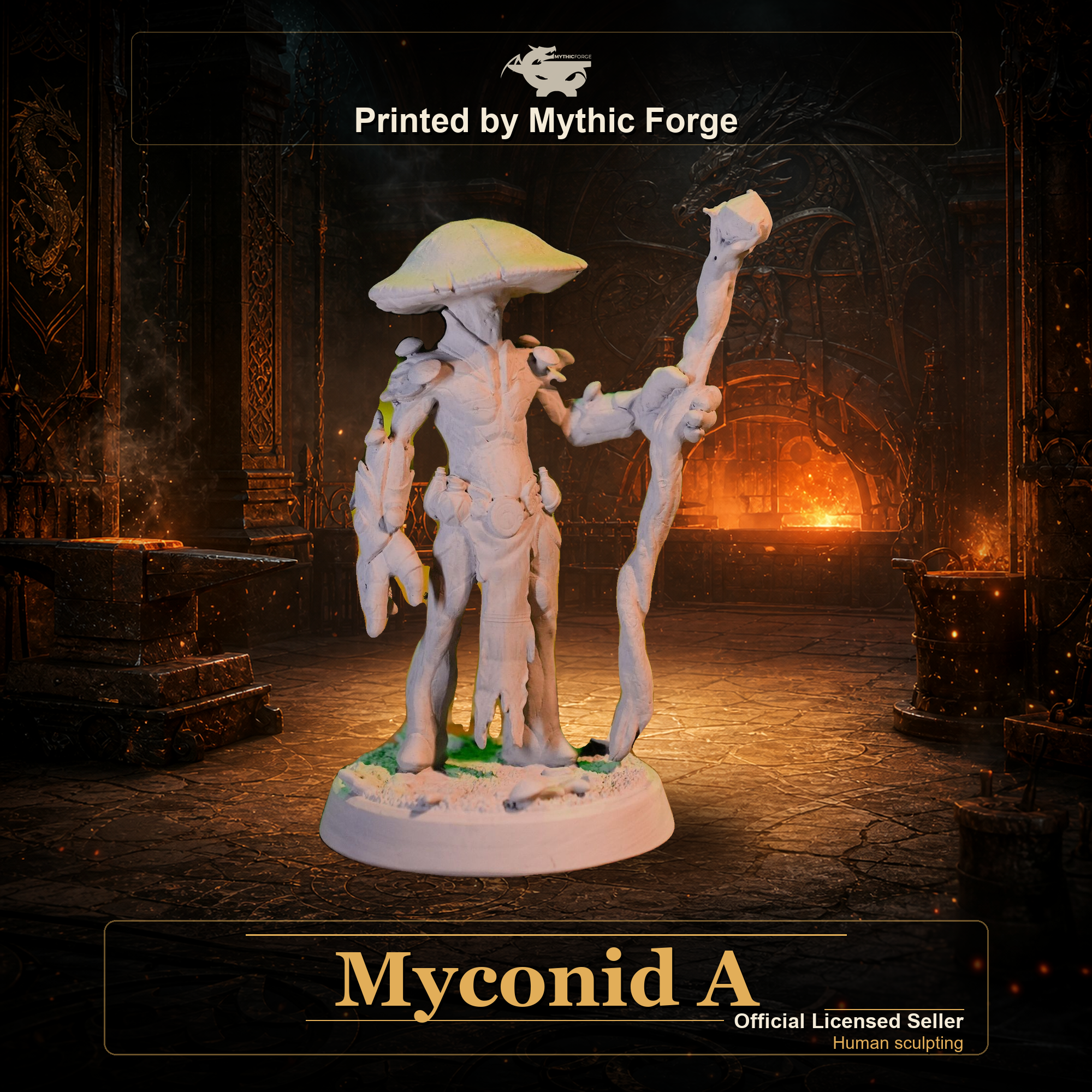 Myconid A printed by Mythic Forge