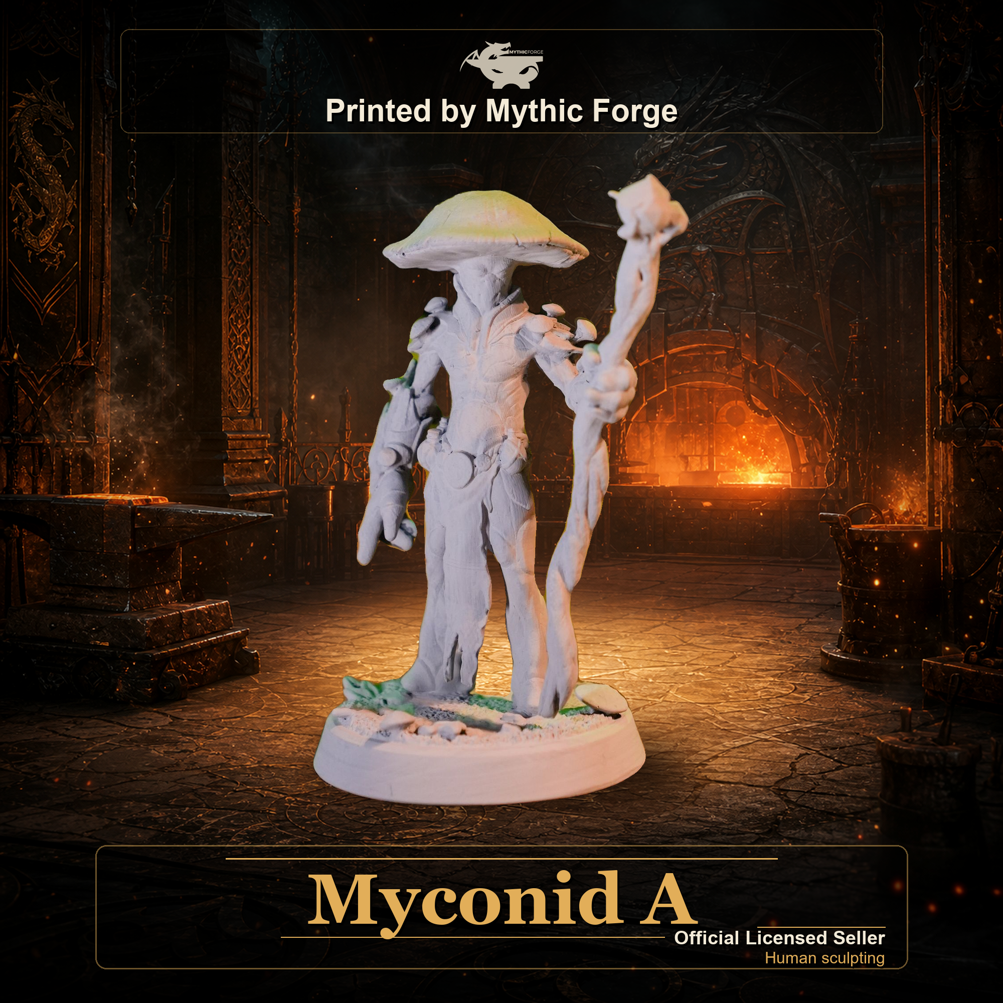 Myconid A printed by Mythic Forge