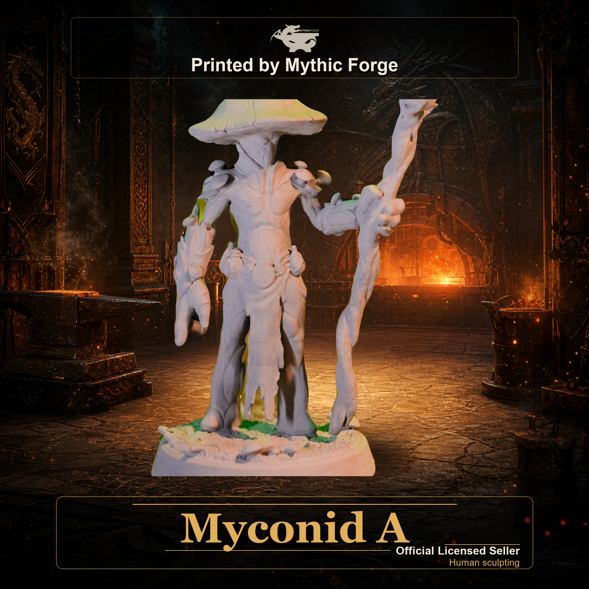 Myconid A printed by Mythic Forge
