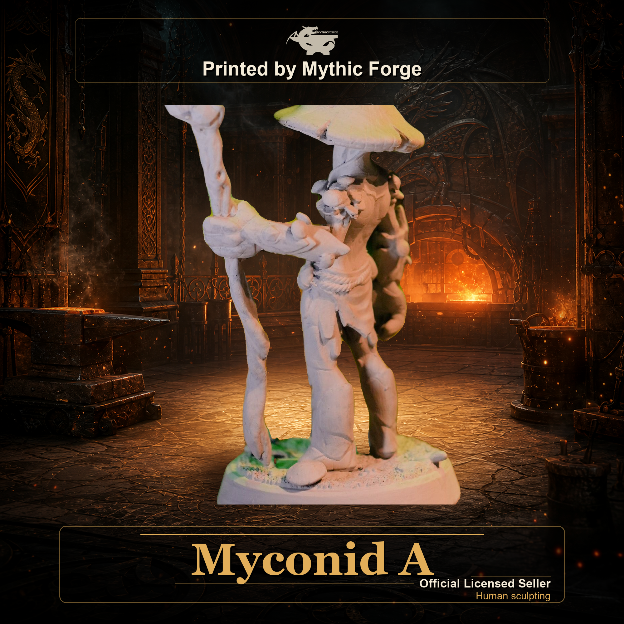 Myconid A printed by Mythic Forge