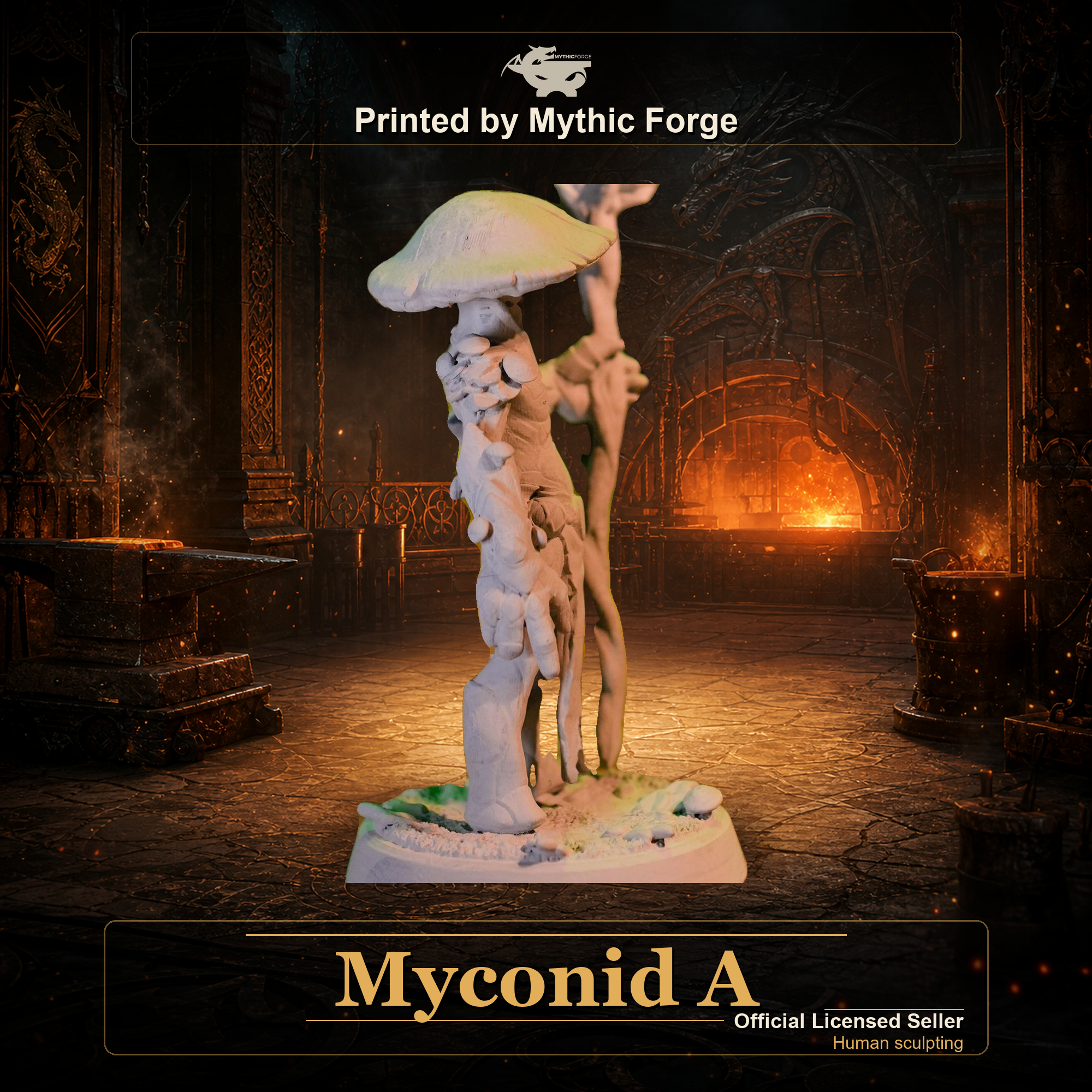 Myconid A printed by Mythic Forge
