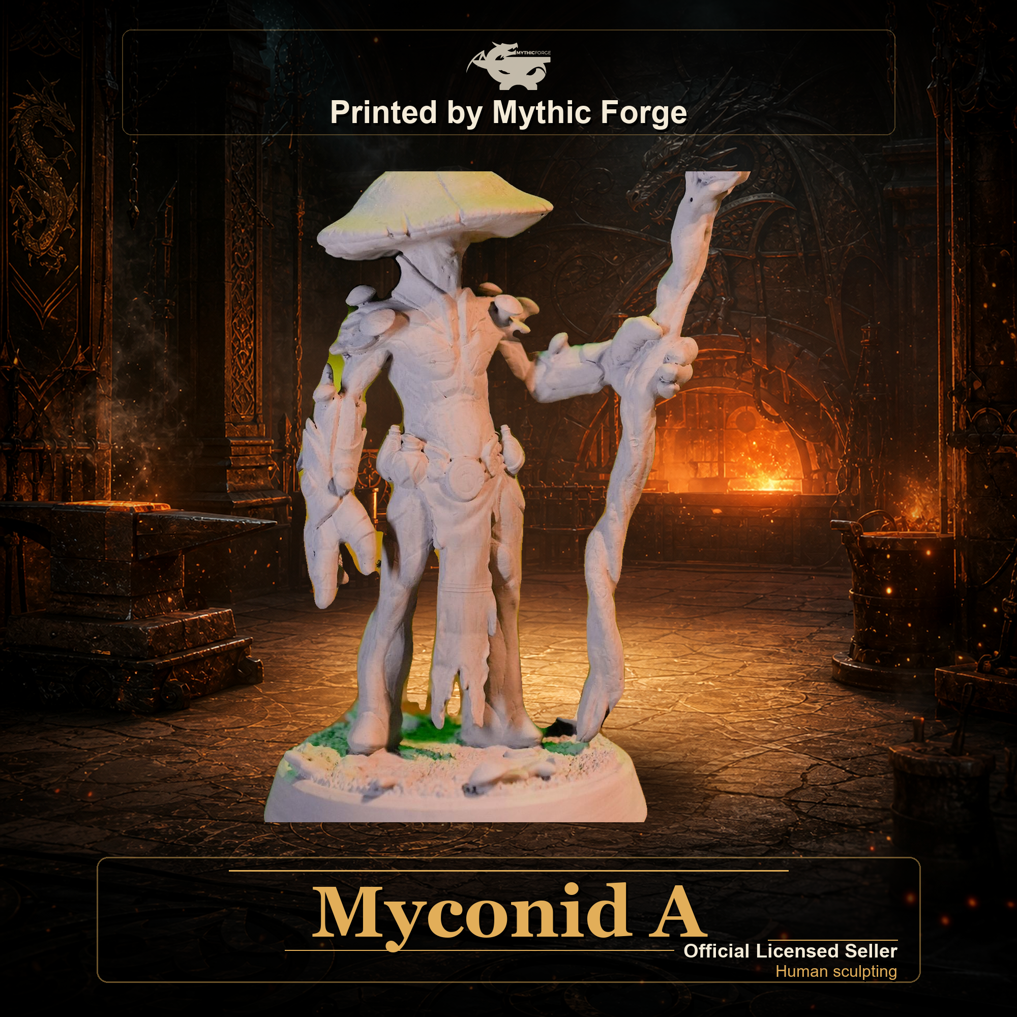 Myconid A printed by Mythic Forge