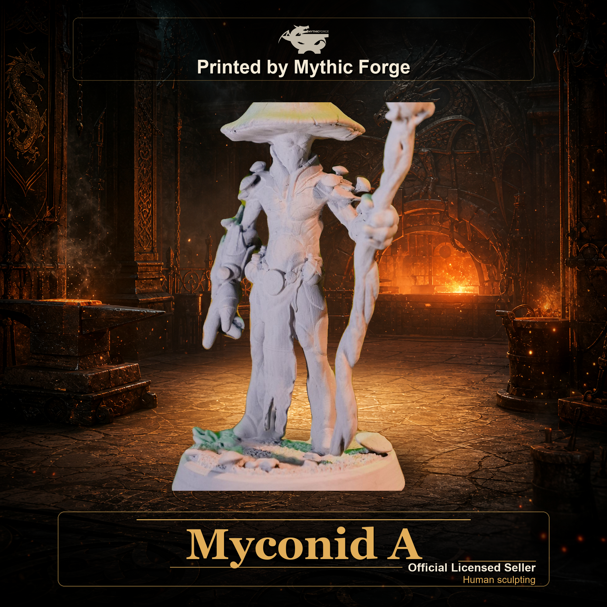 Myconid A printed by Mythic Forge