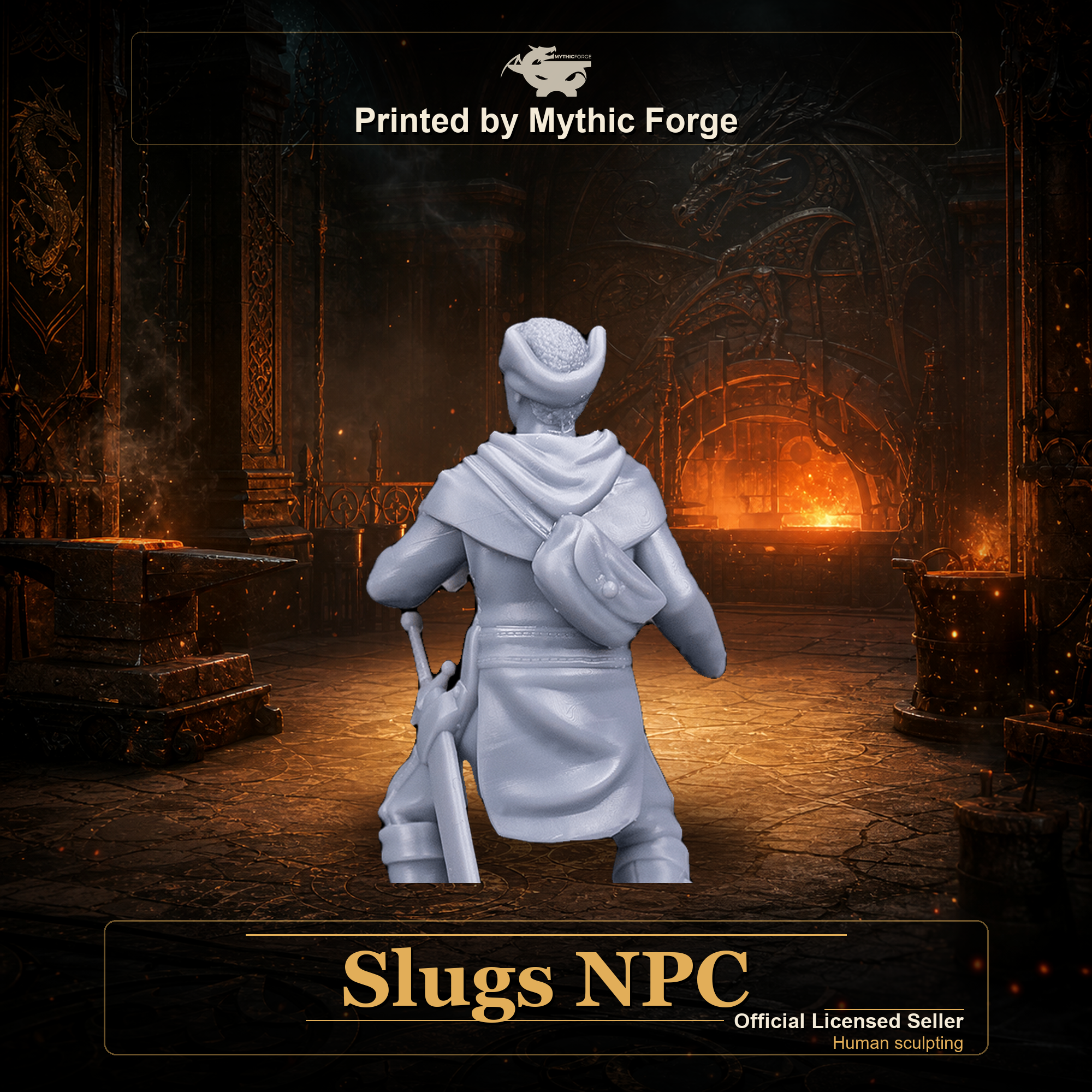 Slugs NPC printed by Mythic Forge