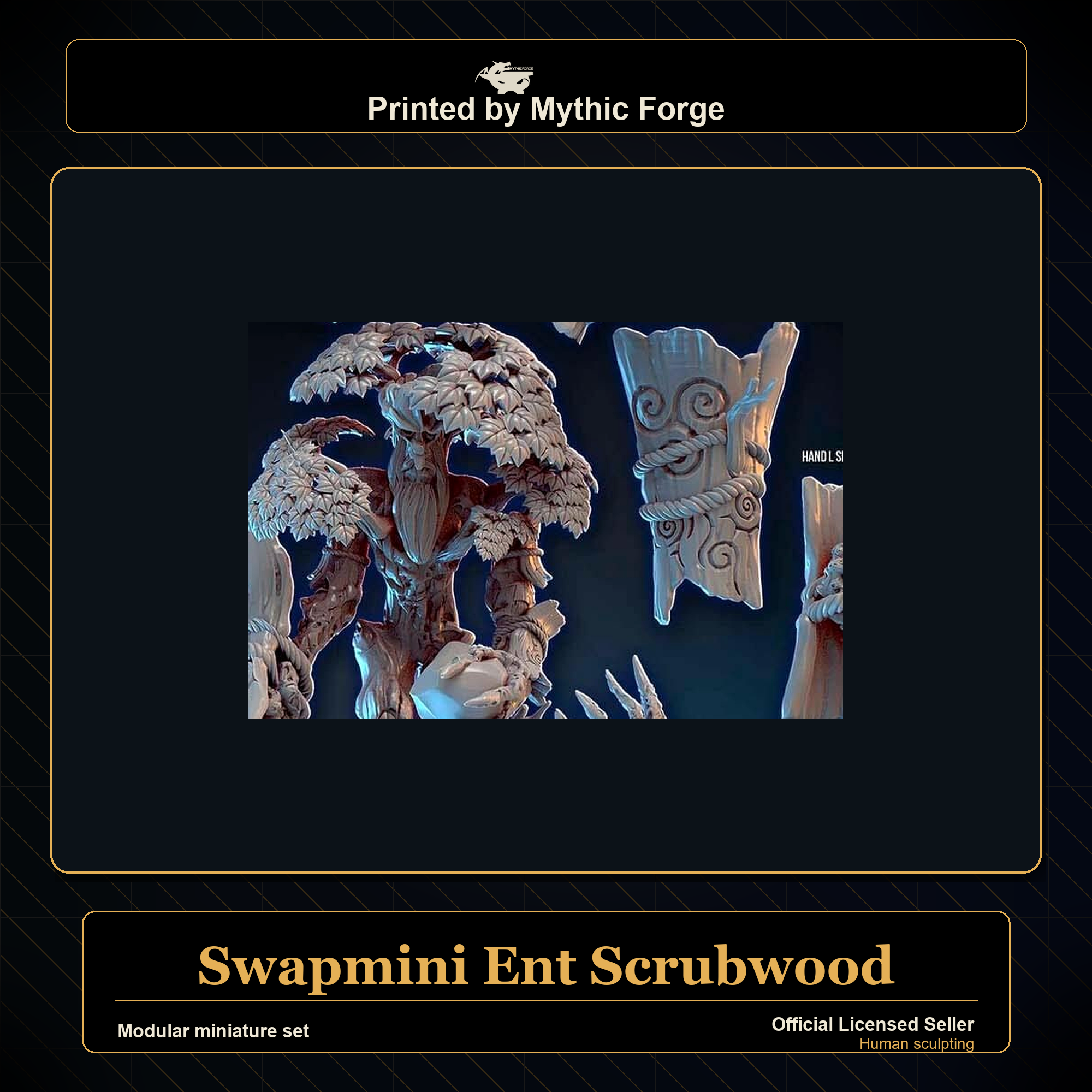 Modular RPG - Swapmini Ent - Scrubwood - Bundle modular miniature modular miniature set printed by Mythic Forge