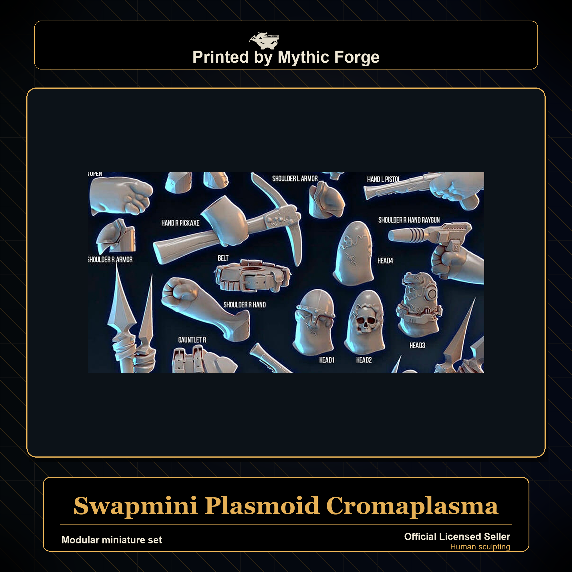 Modular RPG - Swapmini Plasmoid - Cromaplasma - Bundle modular miniature modular miniature set printed by Mythic Forge