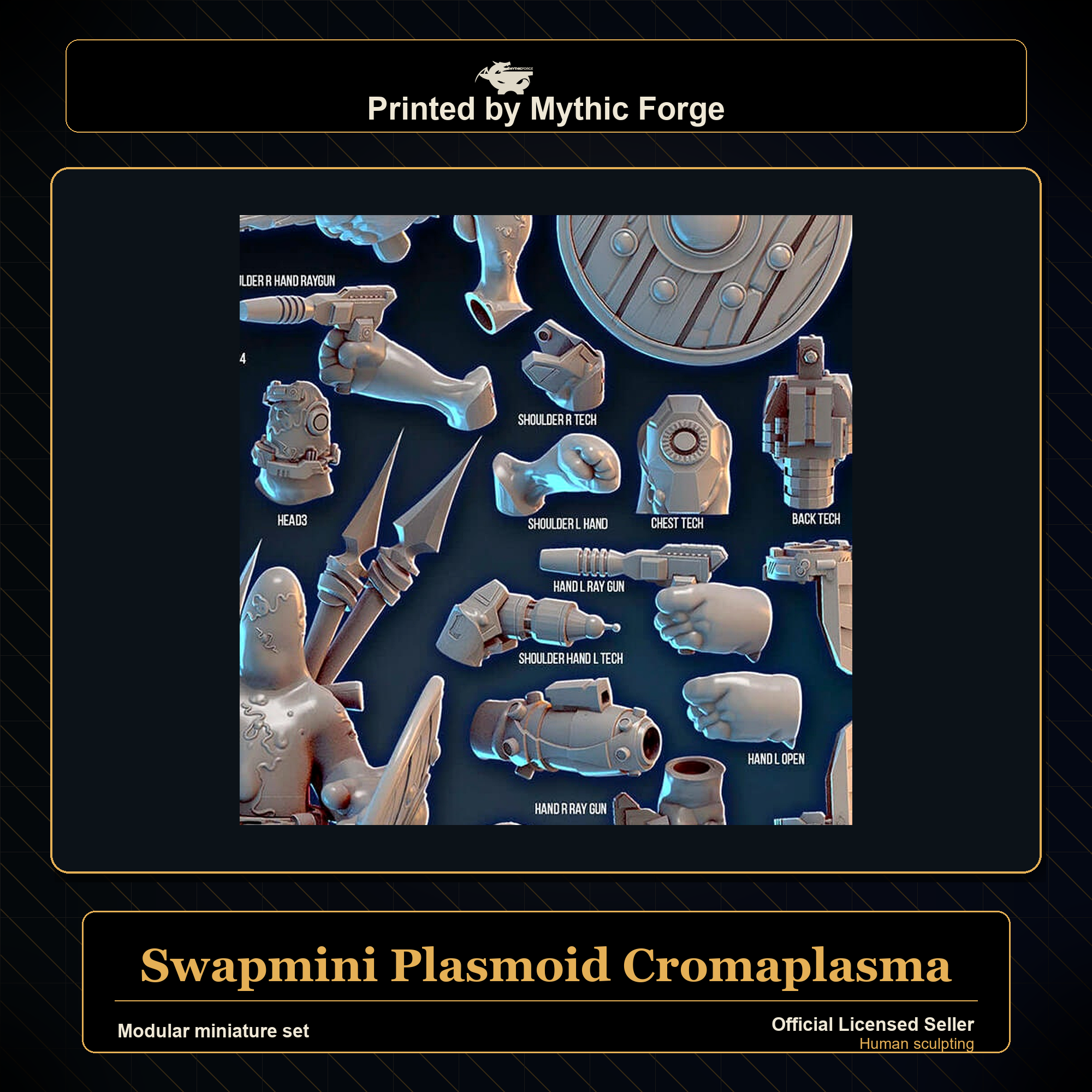 Modular RPG - Swapmini Plasmoid - Cromaplasma - Bundle modular miniature modular miniature set printed by Mythic Forge